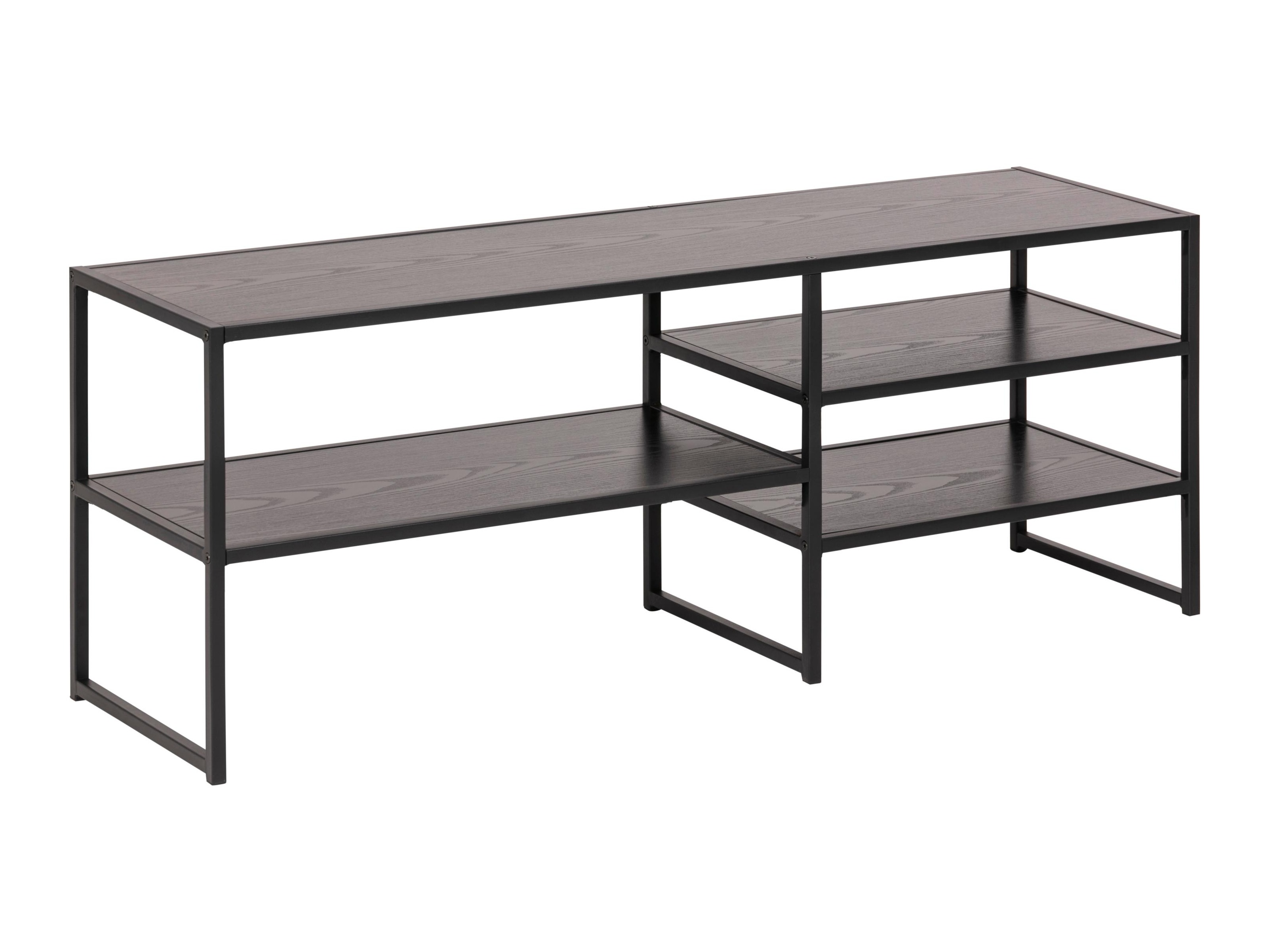 TV stand Norsica Sevferi 135 (Black ash + Black)