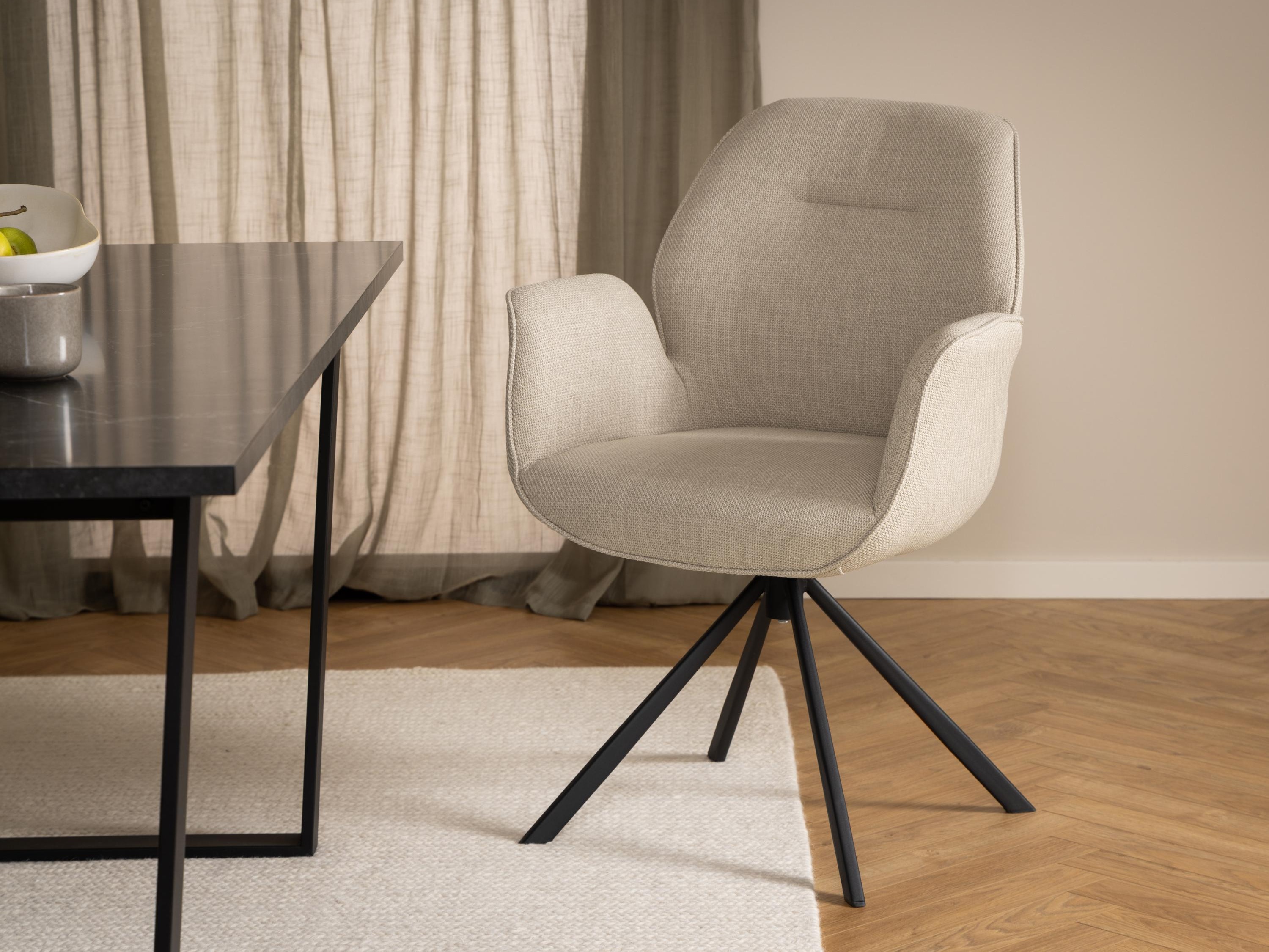 Chair Norsica 392 (Beige + Black)