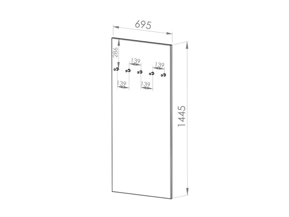 Hallway set Fiolevo 105
