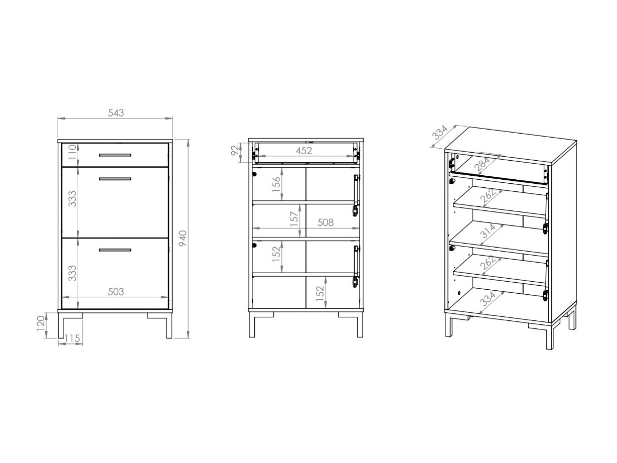 Hallway set Fiolevo 105