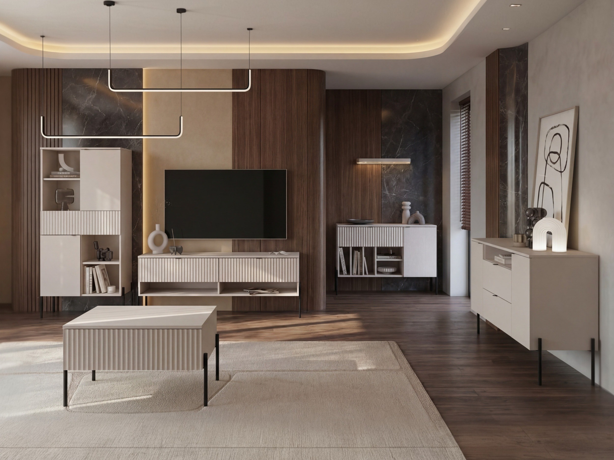Living room set Levtenu 119 (Cashmere)