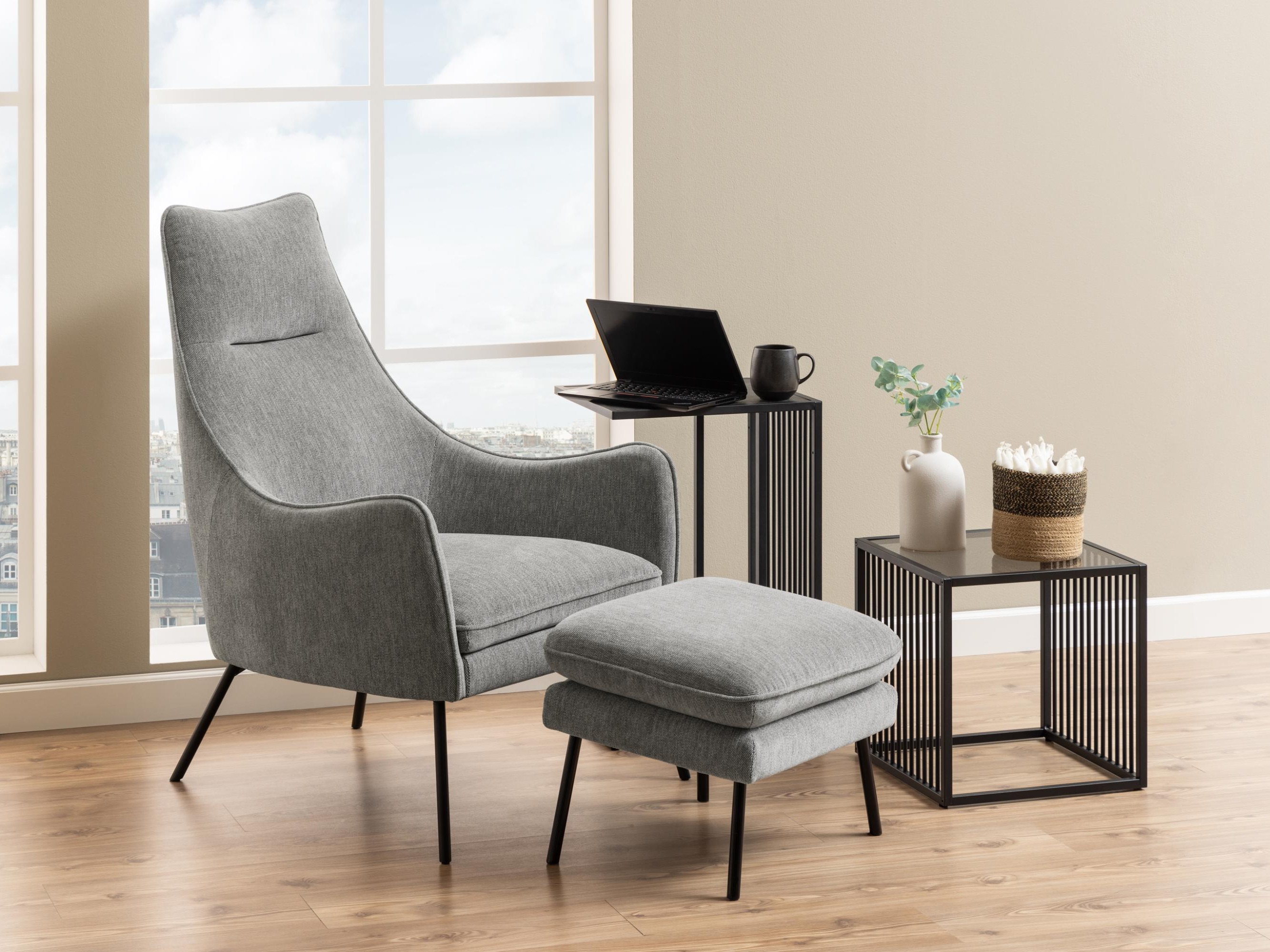 Side table Norsica Livevai 102 (Black)