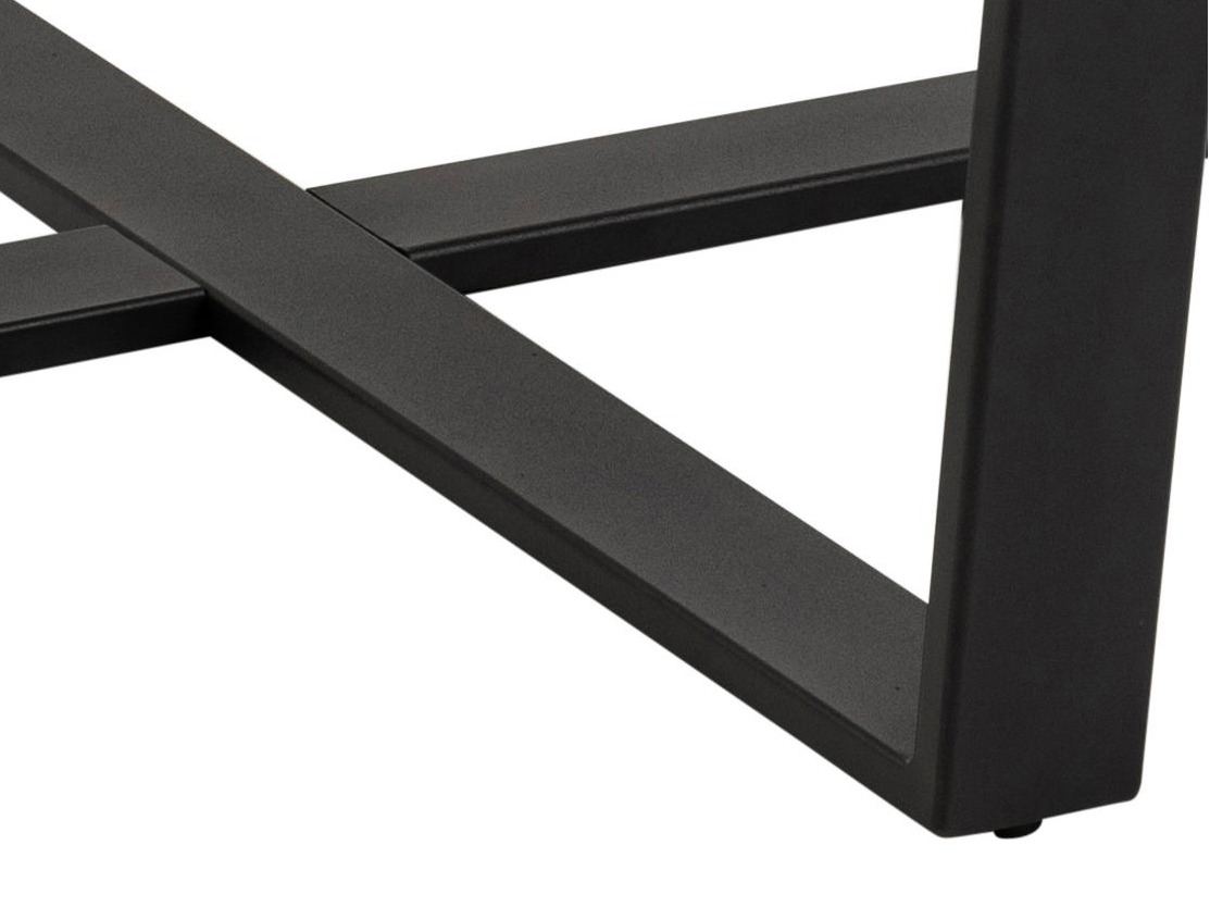 Table Norsica 309 (Brown marble + Black)