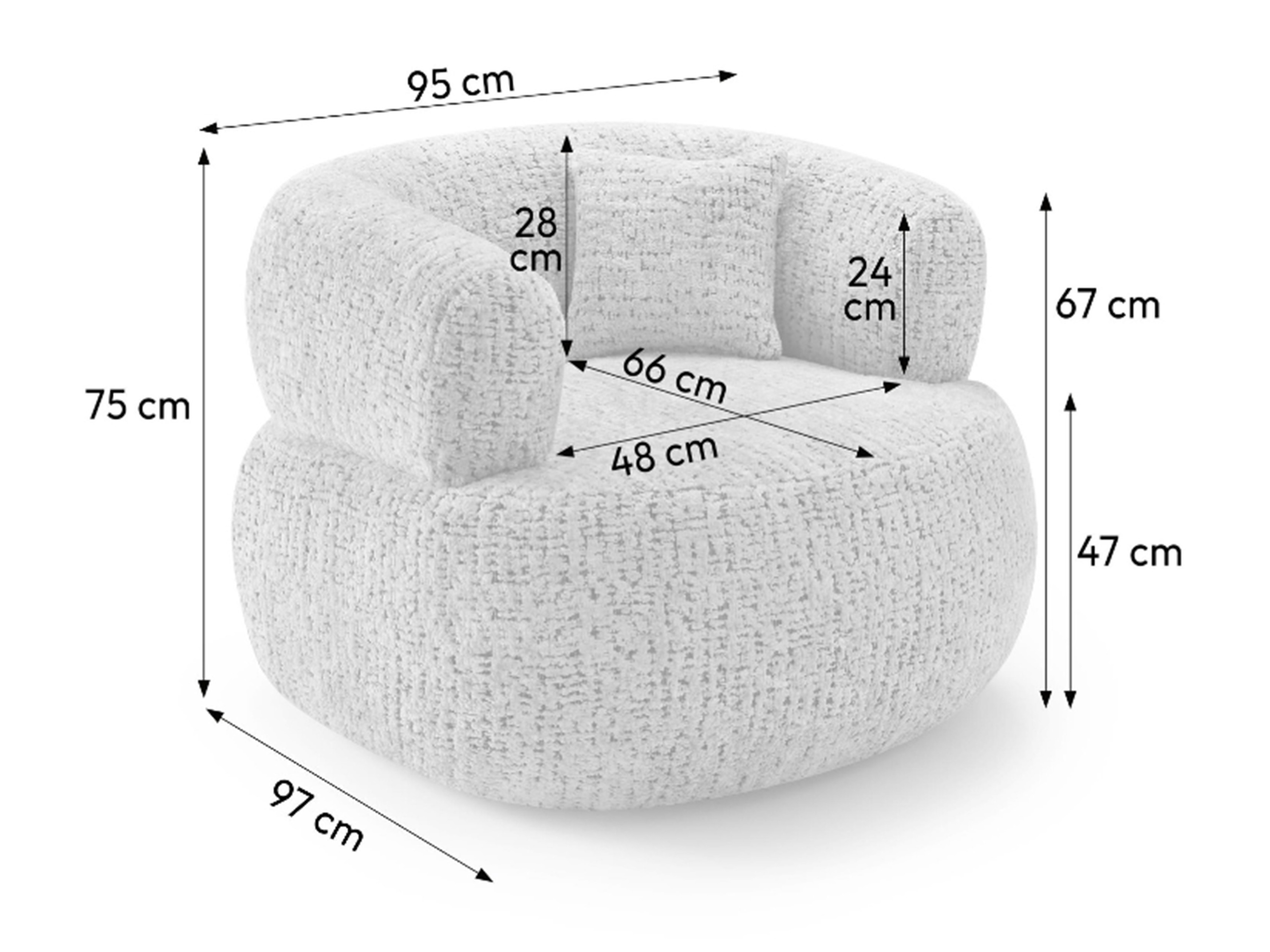 Armchair Margate 138 (Rimba 03)