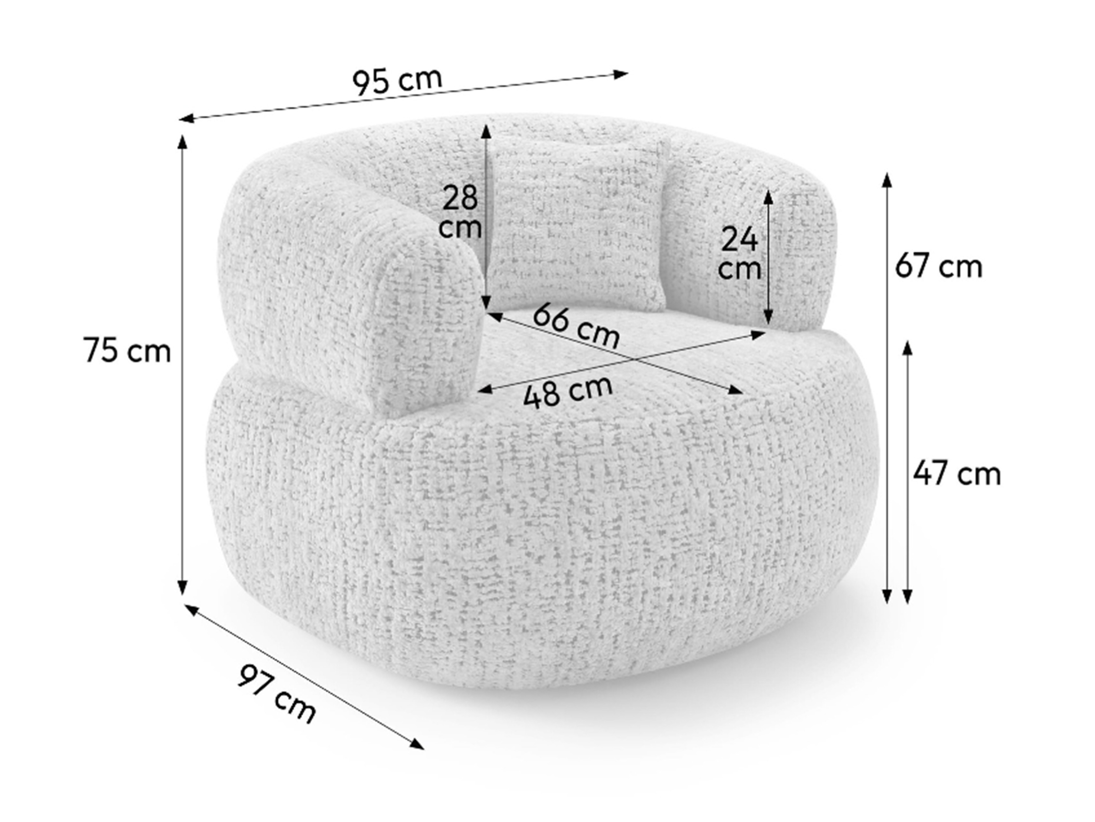 Armchair Margate 138 (Rimba 07)