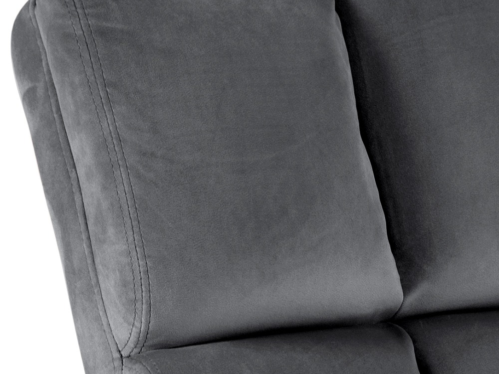 Armchair Norsica 370 (Dark grey + Black)