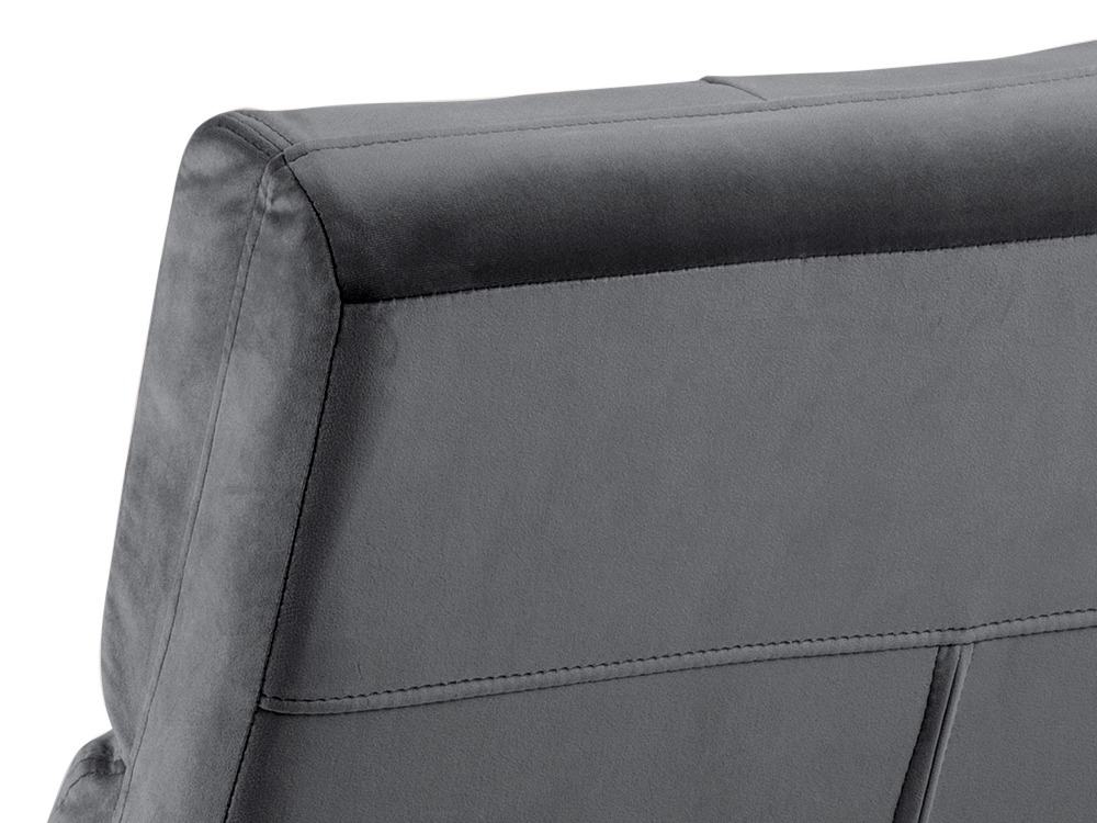 Armchair Norsica 370 (Dark grey + Black)