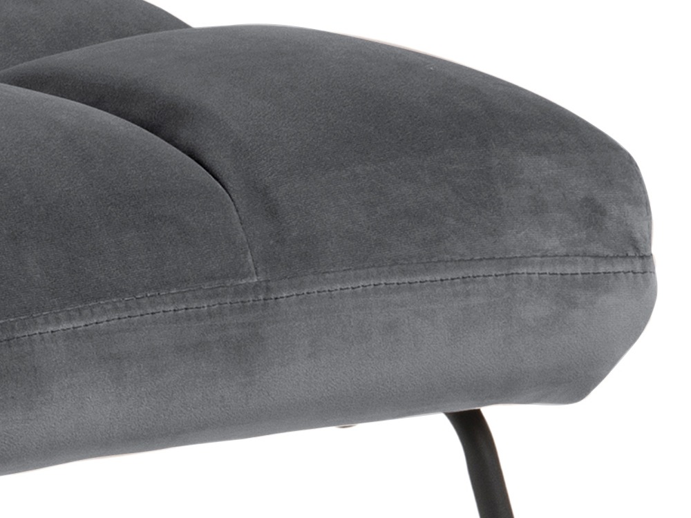 Armchair Norsica 370 (Dark grey + Black)