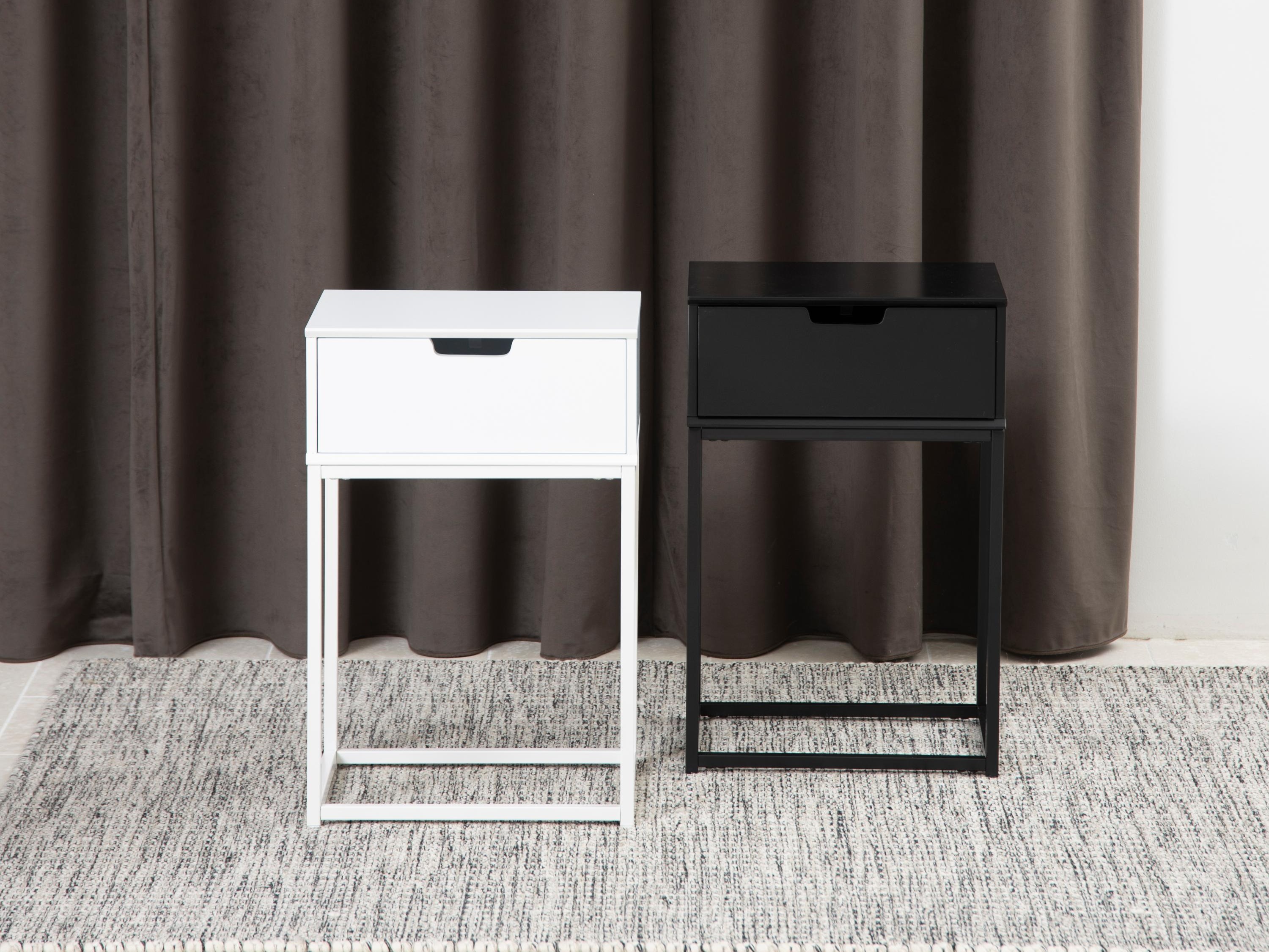 Bedside table Norsica 106 (Black)