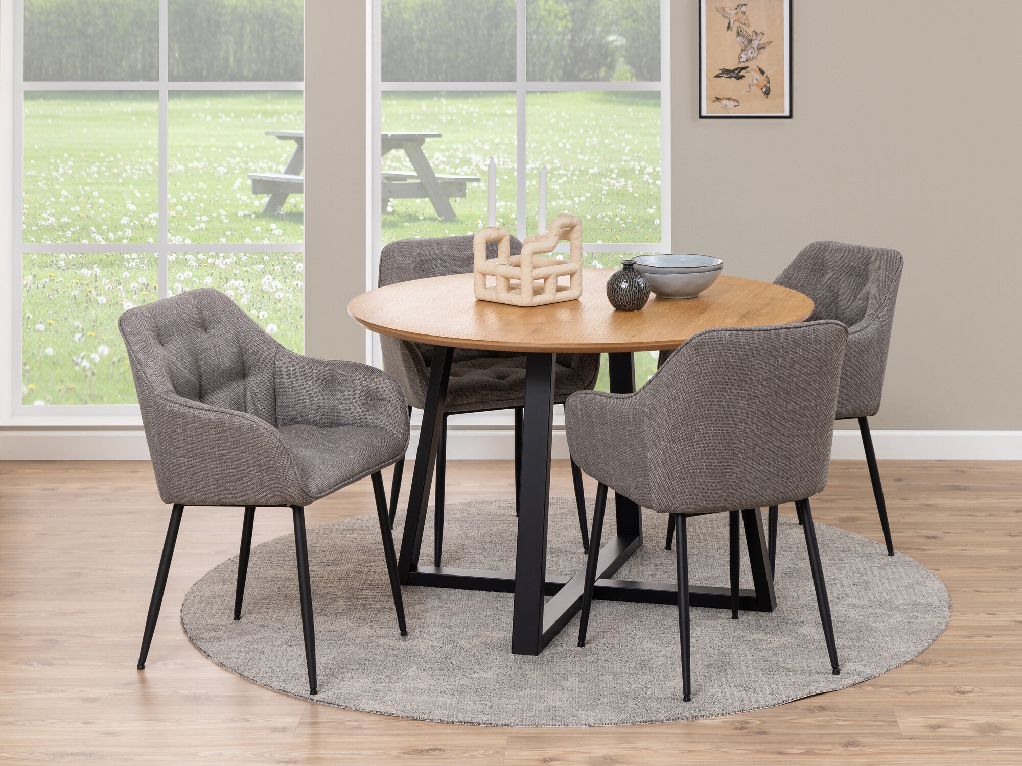 Chair Norsica 323 (Brown grey)