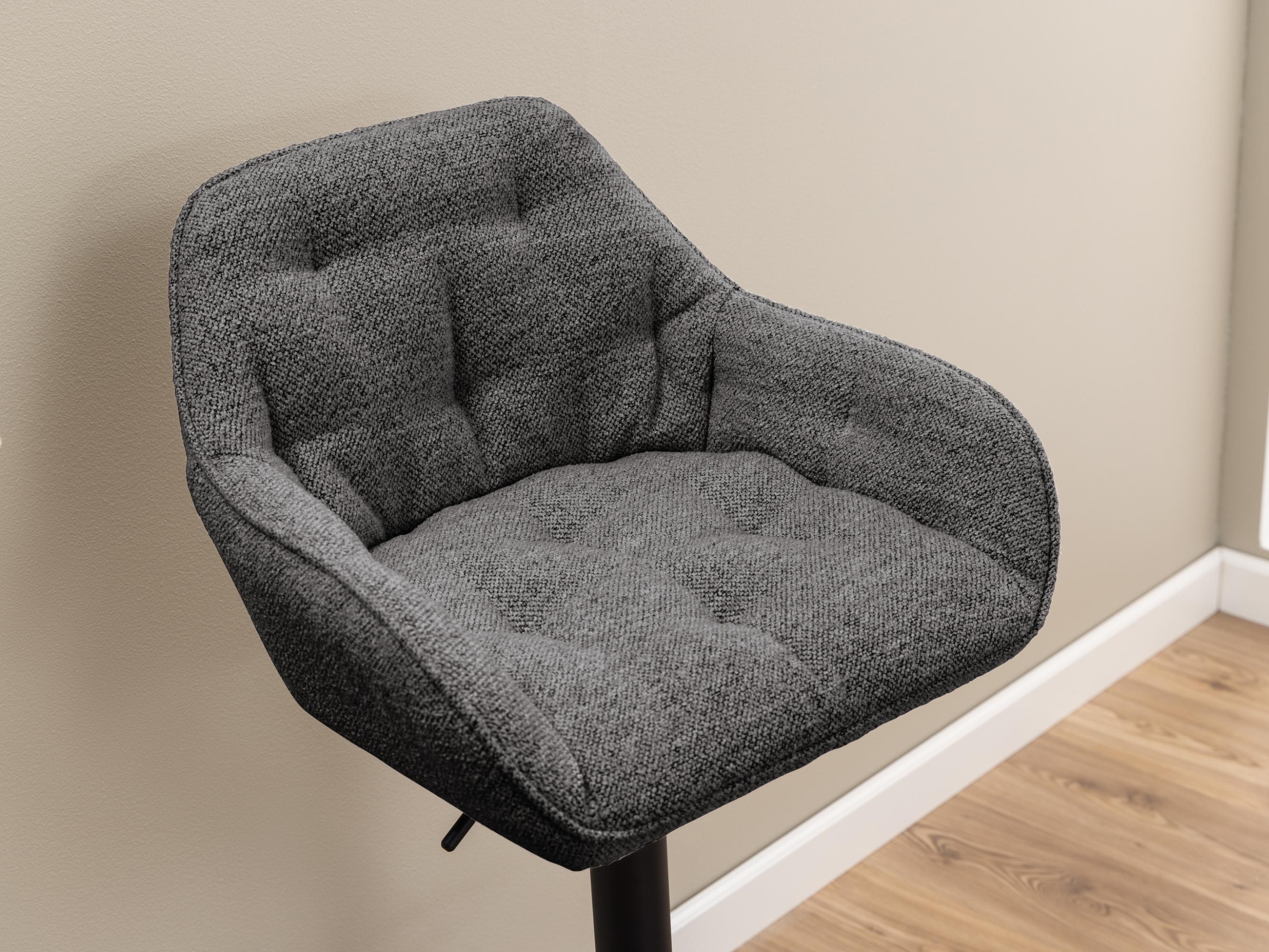 Counter stool Norsica 650 (Black + Anthracite)