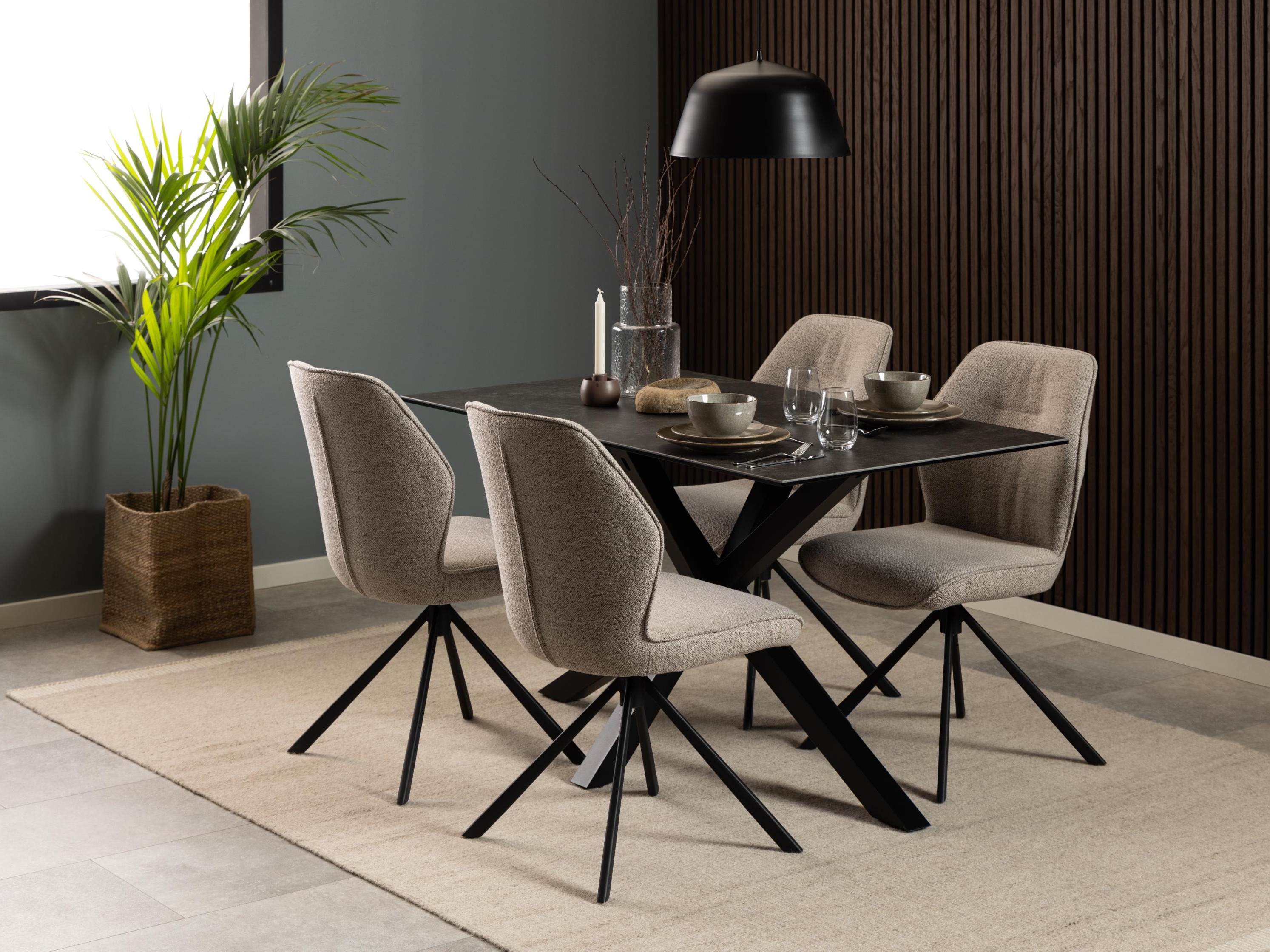 Chair Norsica 679 (Cream + Black)