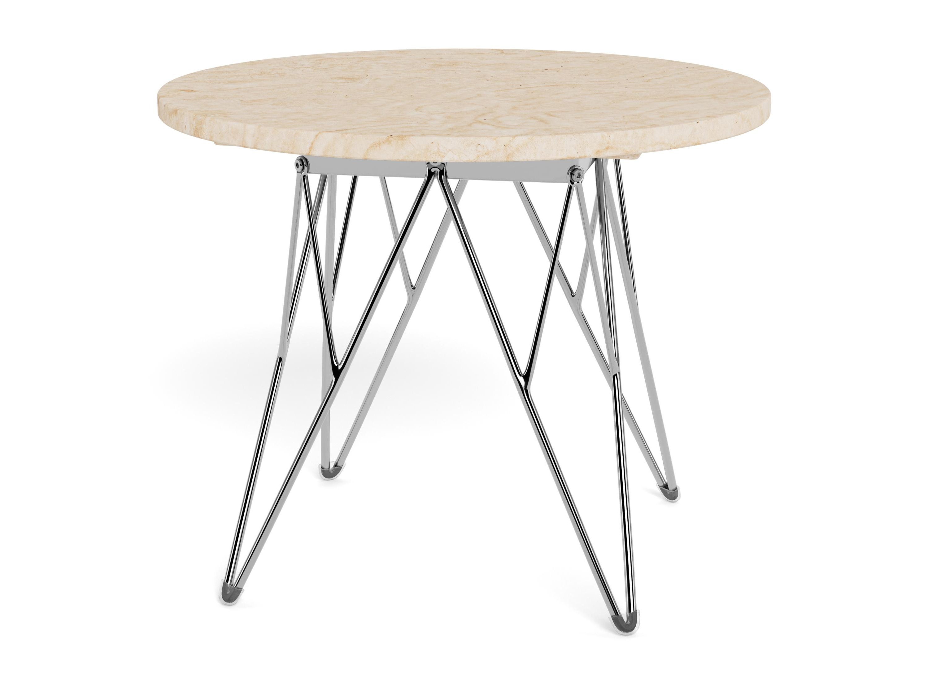Coffee table Norsica 819 (Beige + Silver)