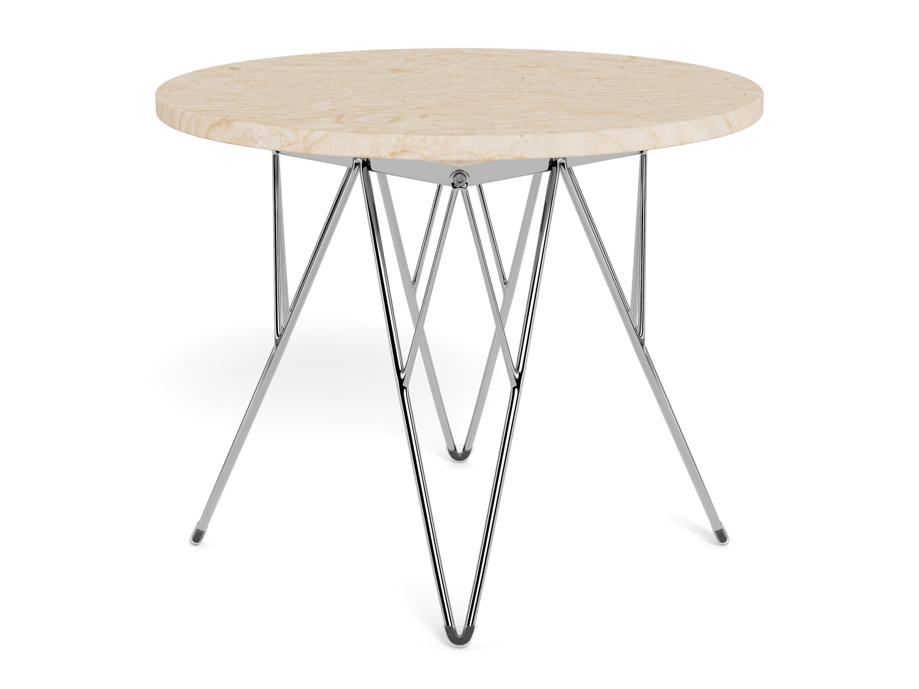 Coffee table Norsica 819 (Beige + Silver)