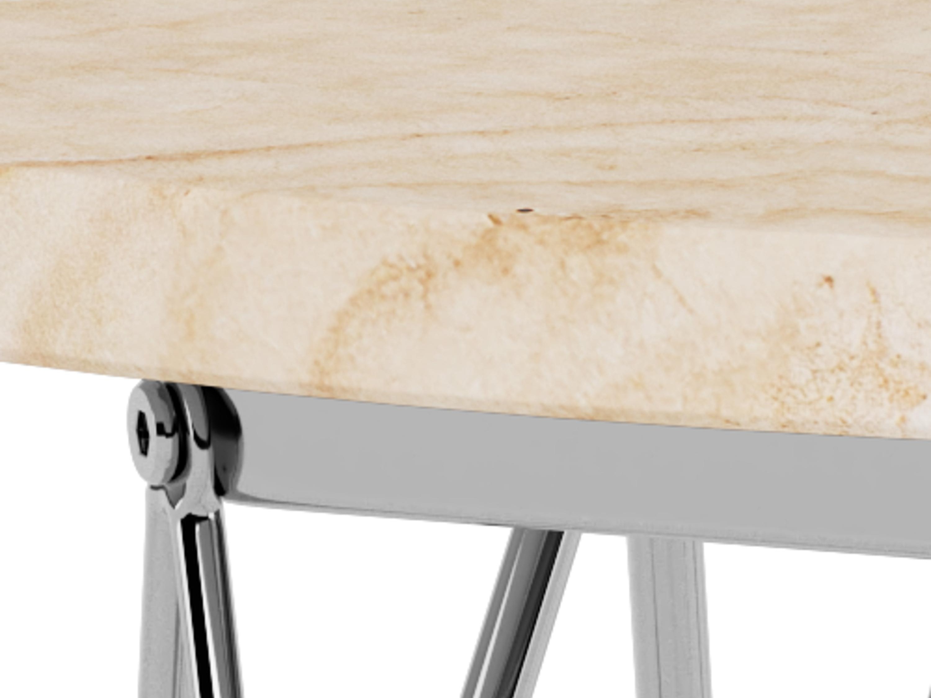 Coffee table Norsica 819 (Beige + Silver)