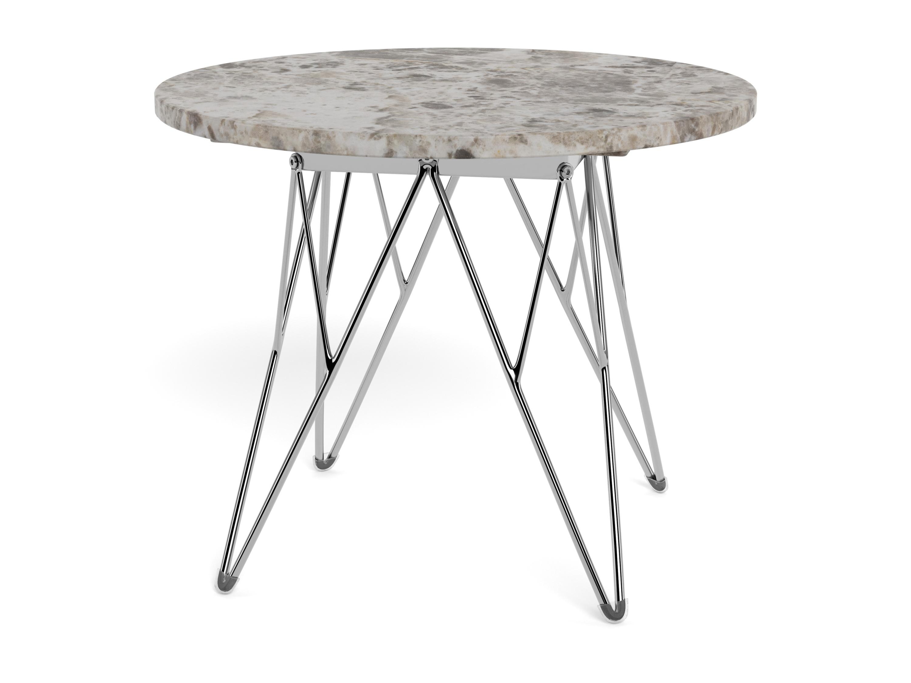 Coffee table Norsica 819 (Grey + Silver)