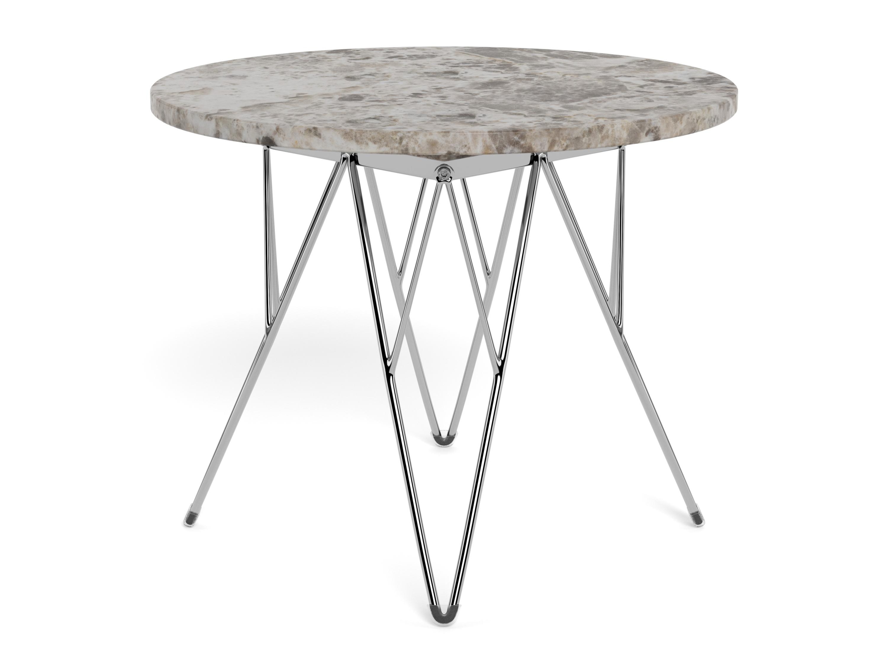 Coffee table Norsica 819 (Grey + Silver)
