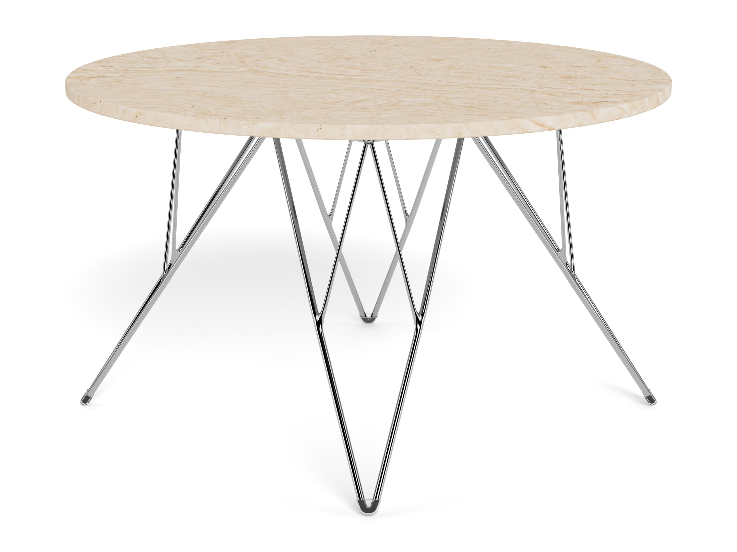 Coffee table Norsica 820 (Beige + Silver)