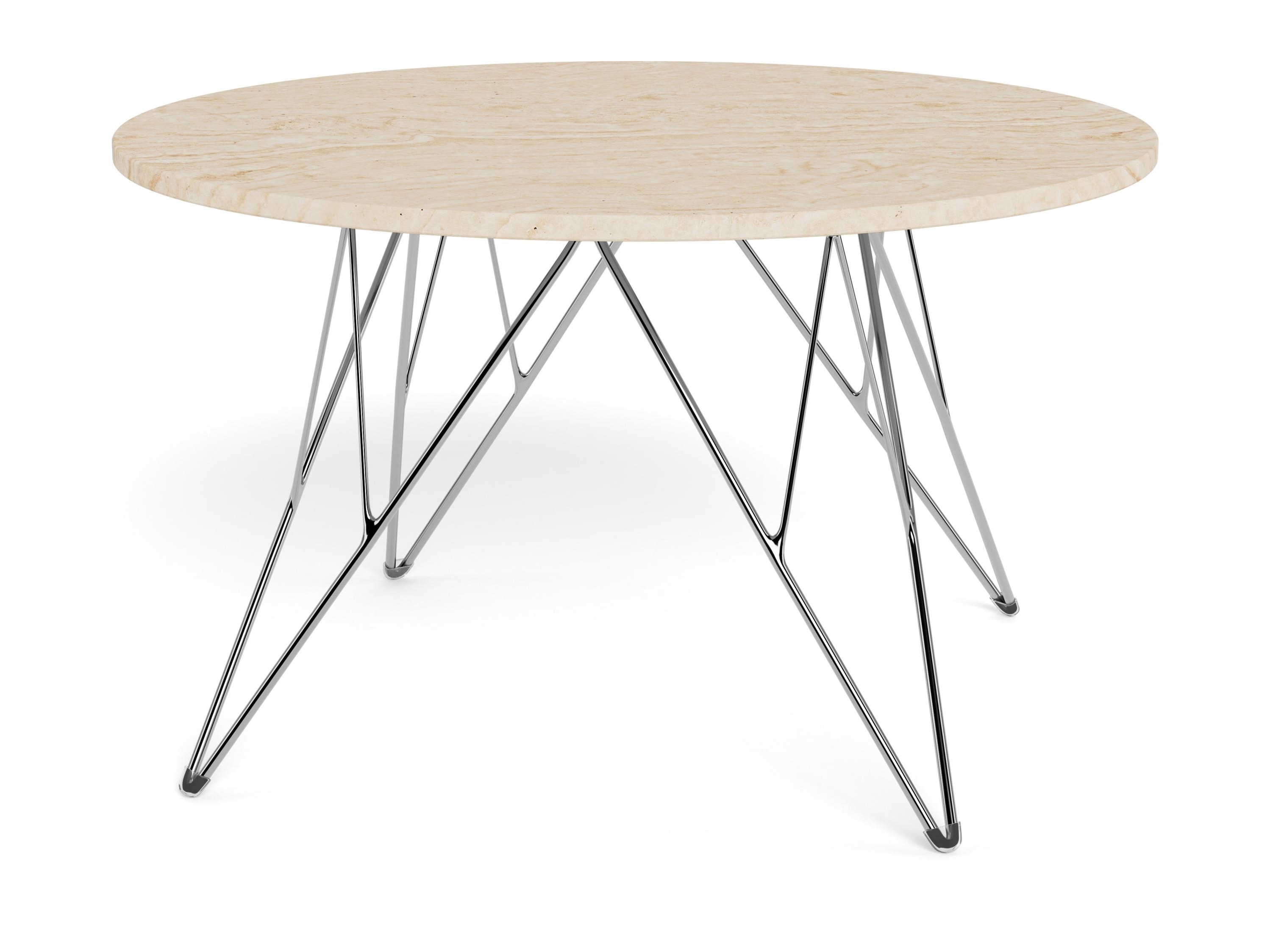 Coffee table Norsica 820 (Beige + Silver)