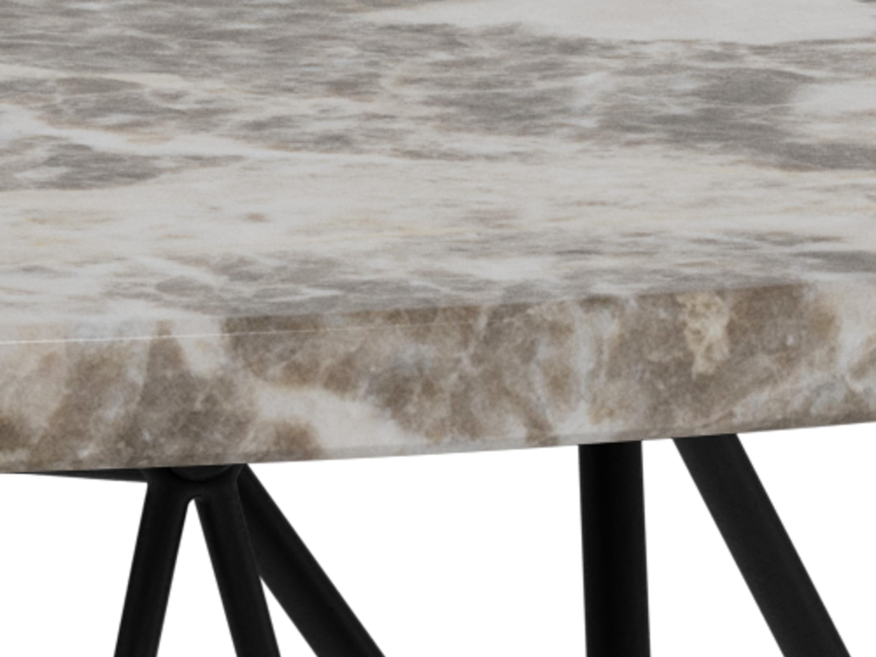 Coffee table Norsica 820 (Grey + Black)