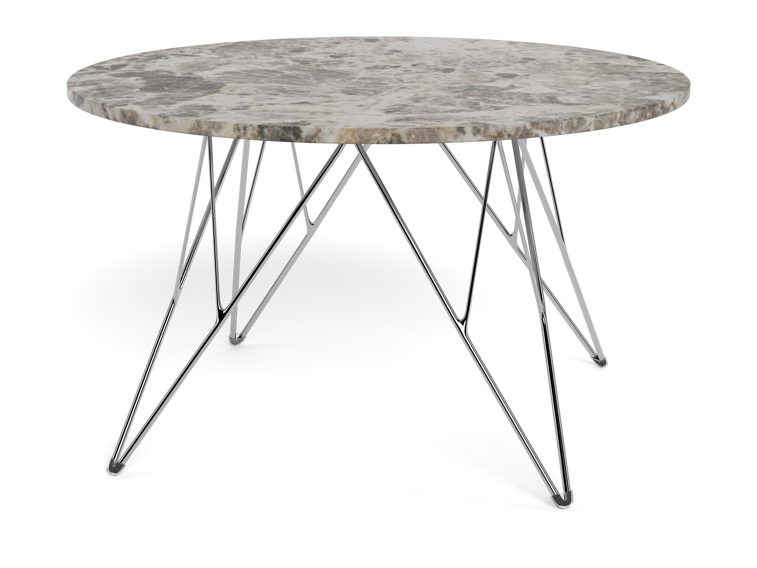 Coffee table Norsica 820 (Grey + Silver)