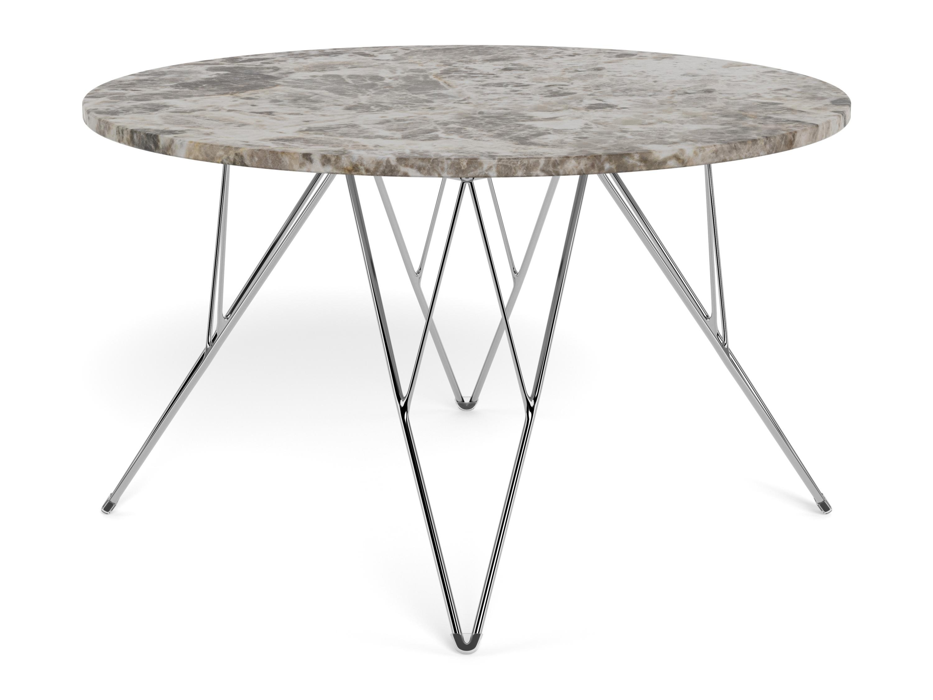 Coffee table Norsica 820 (Grey + Silver)