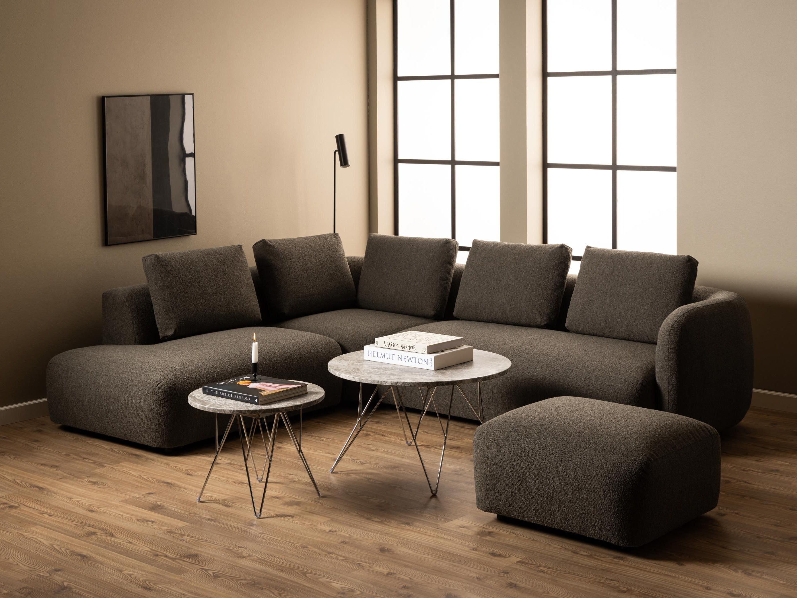 Coffee table Norsica 820 (Grey + Silver)
