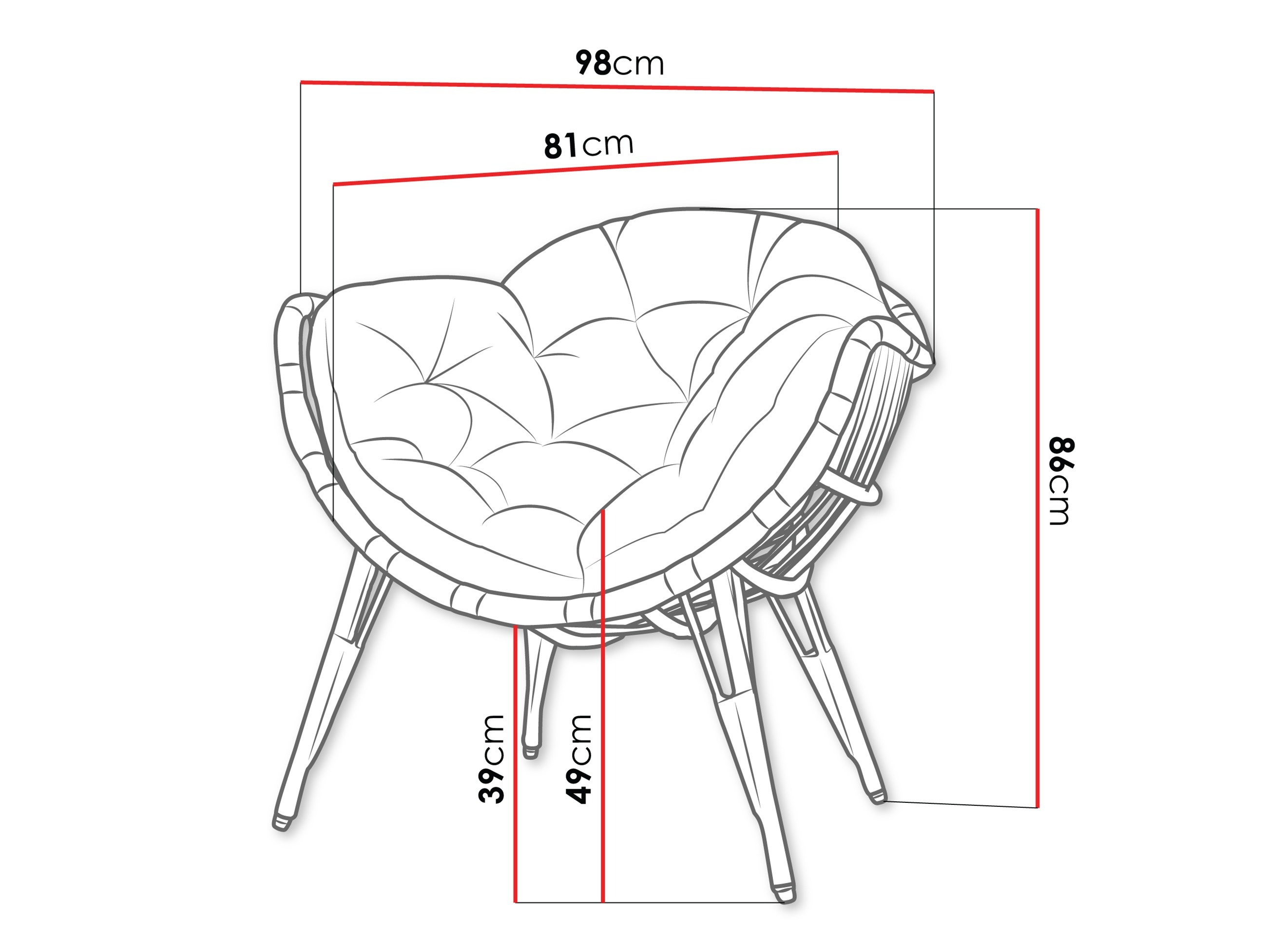 Outdoor chair Comfivo 557