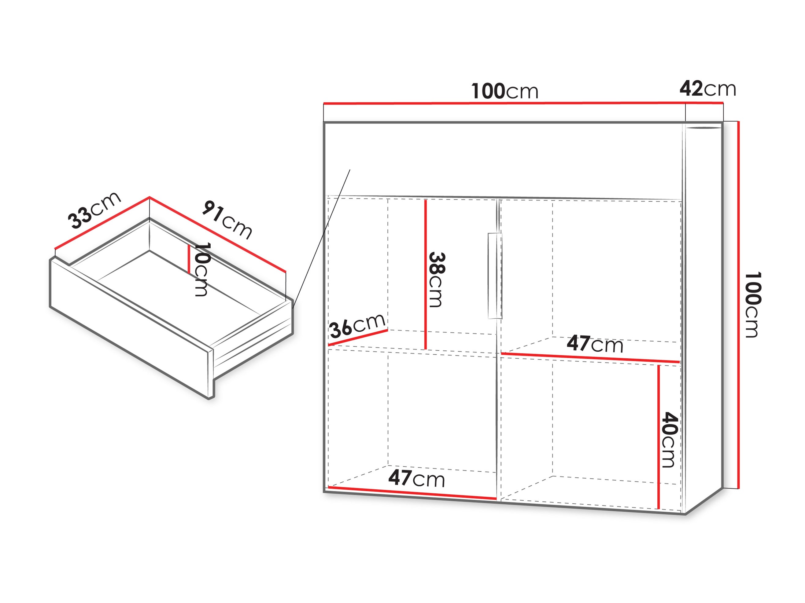 Chest of drawers Comfivo 558