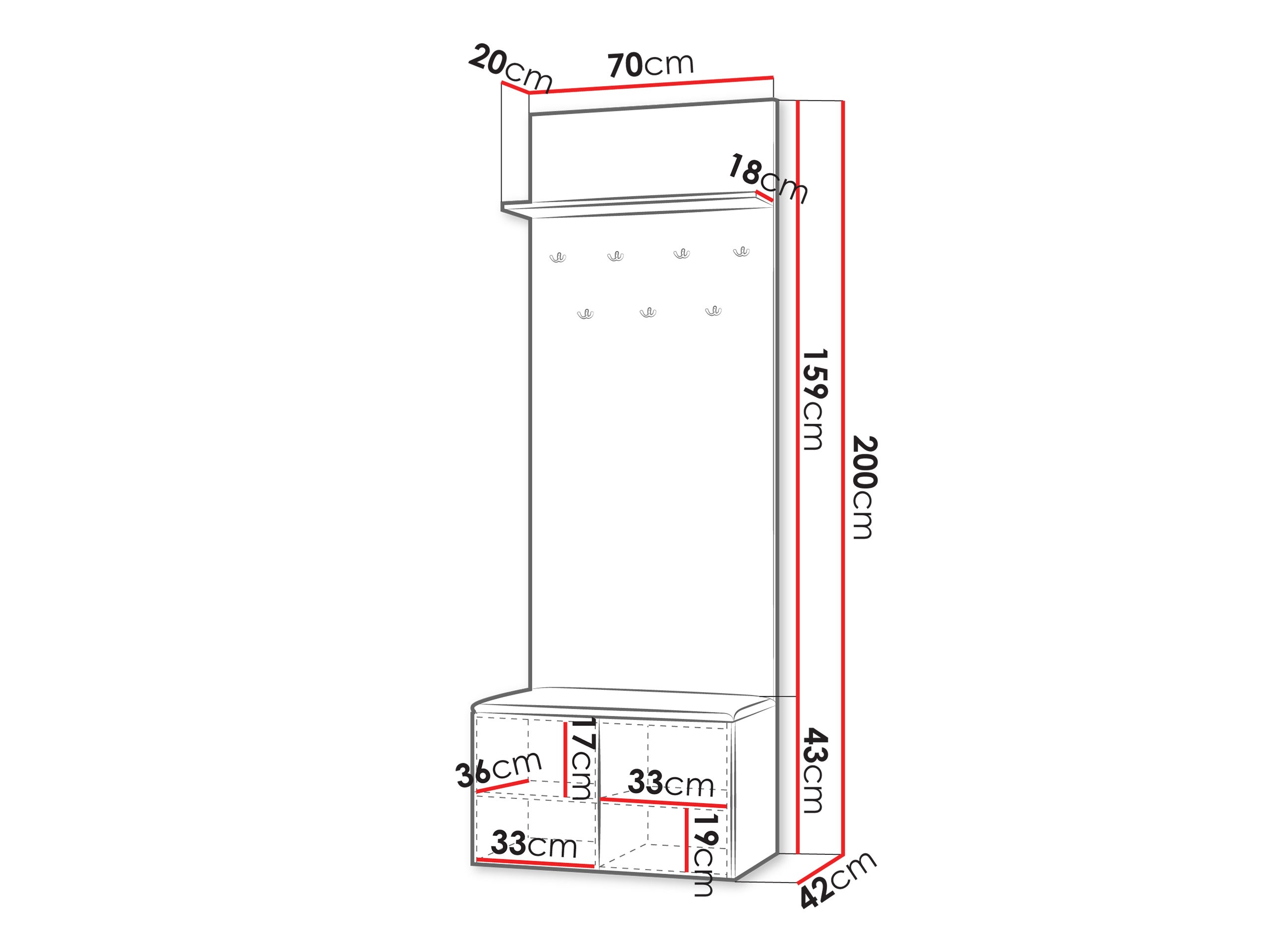 Hallway set Comfivo 561