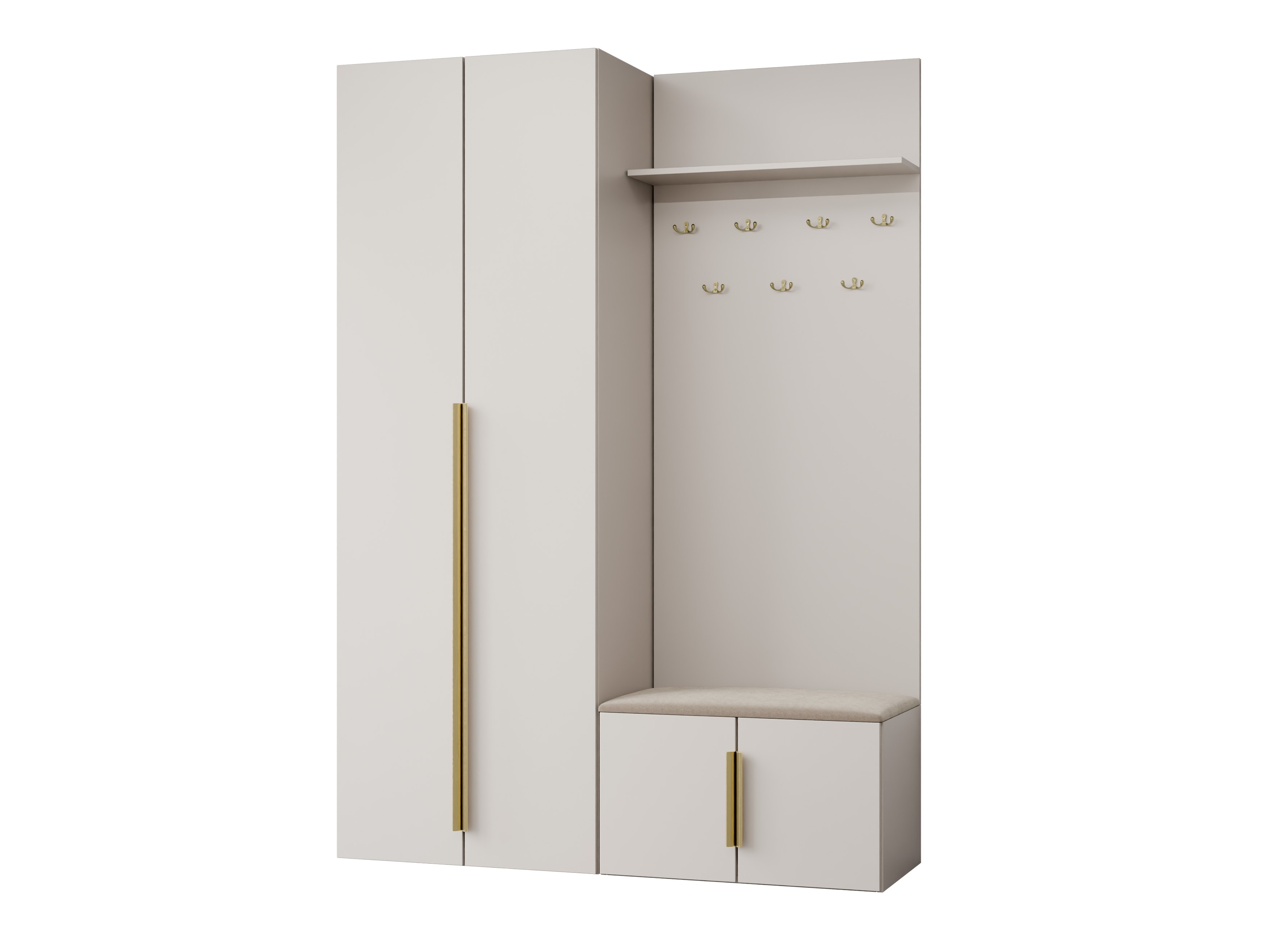Hallway set Comfivo 582 (Beige)
