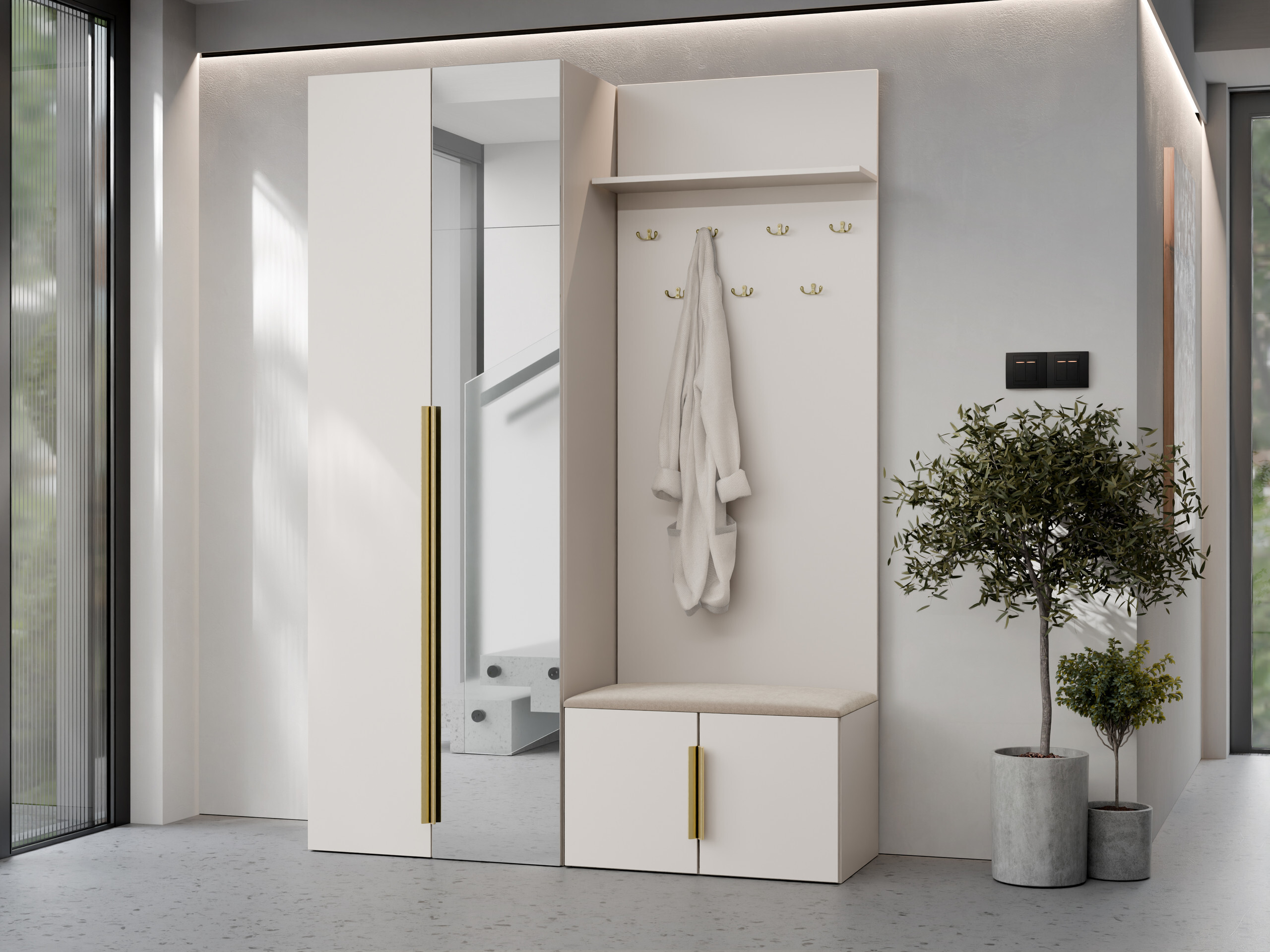Hallway set Comfivo Auditor (Beige)