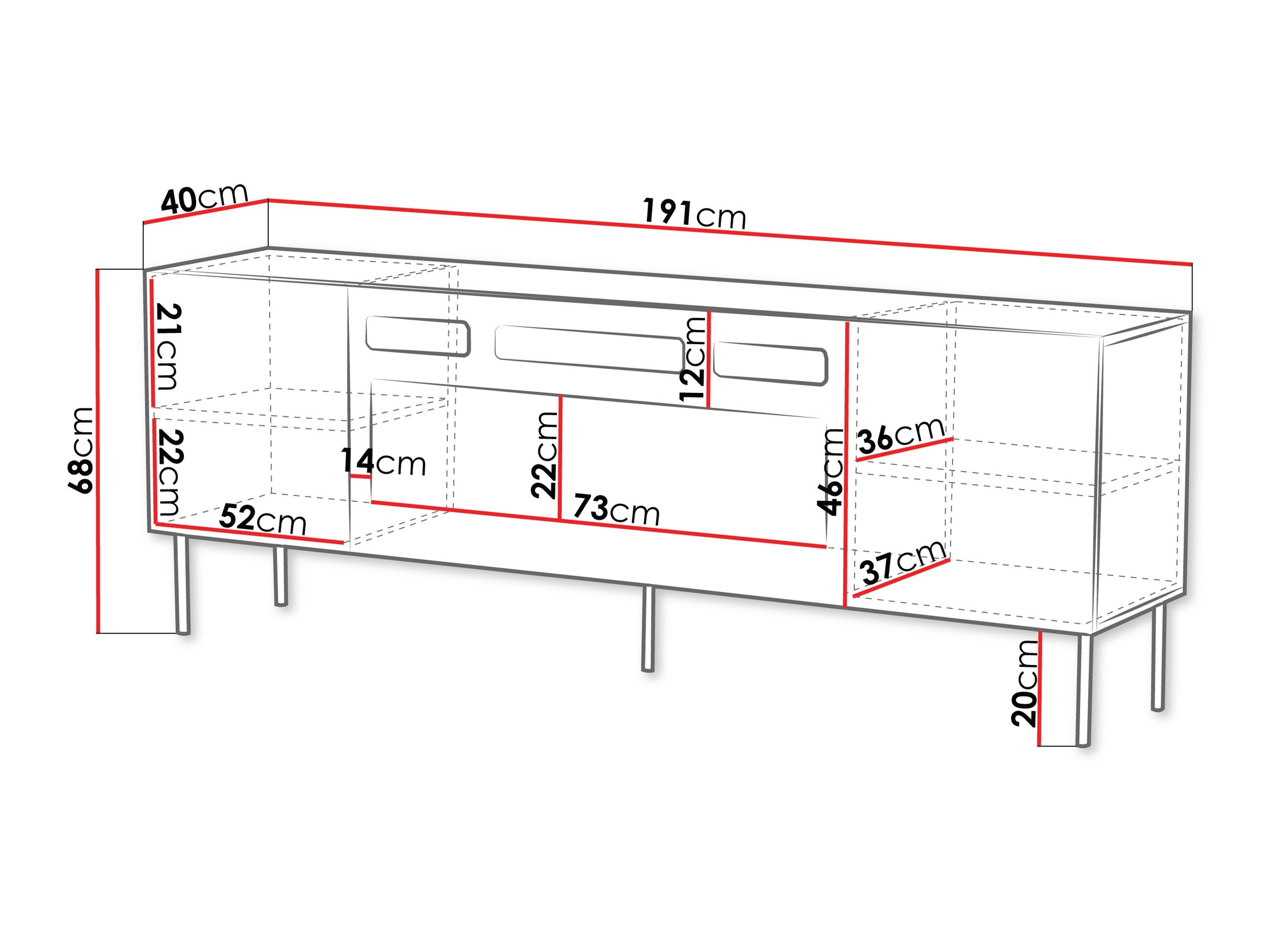 TV stand Morbala 105
