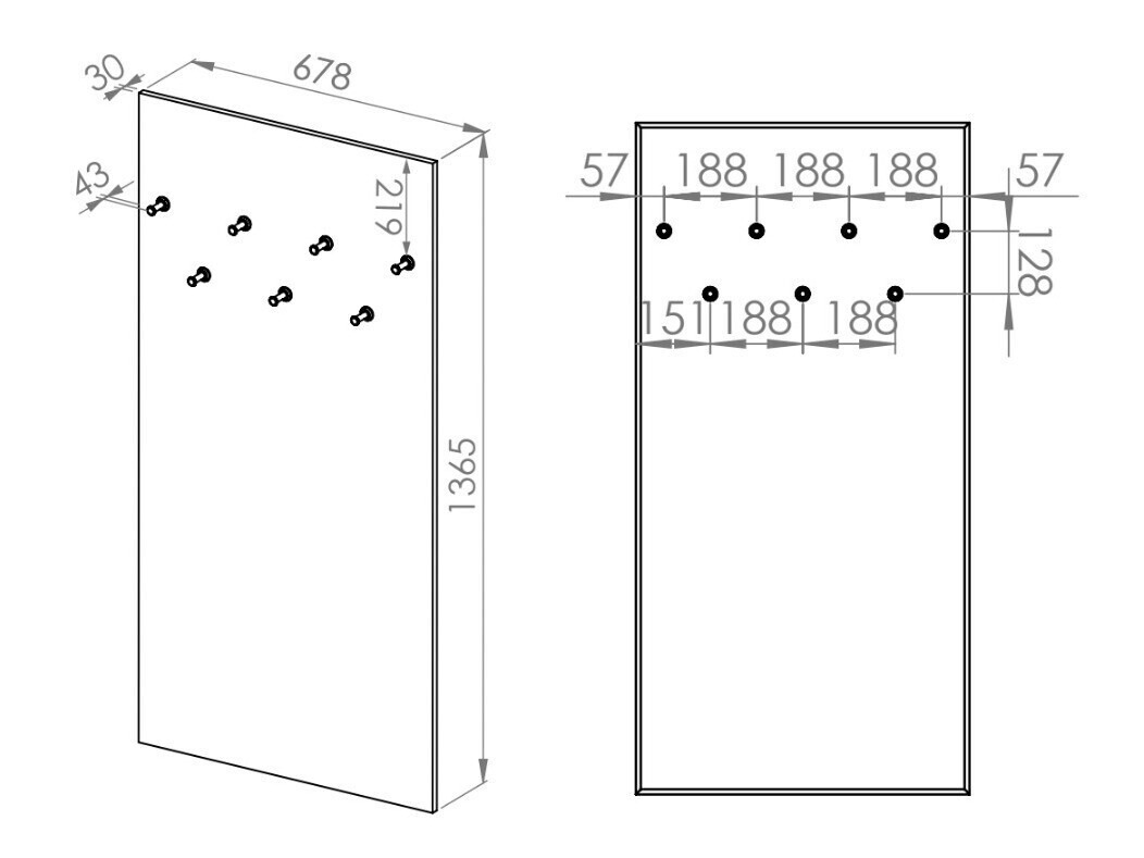 Hallway set Marmeli 134