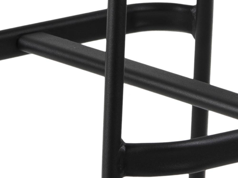 Bar stool Norsica 444 (Black + Brown)
