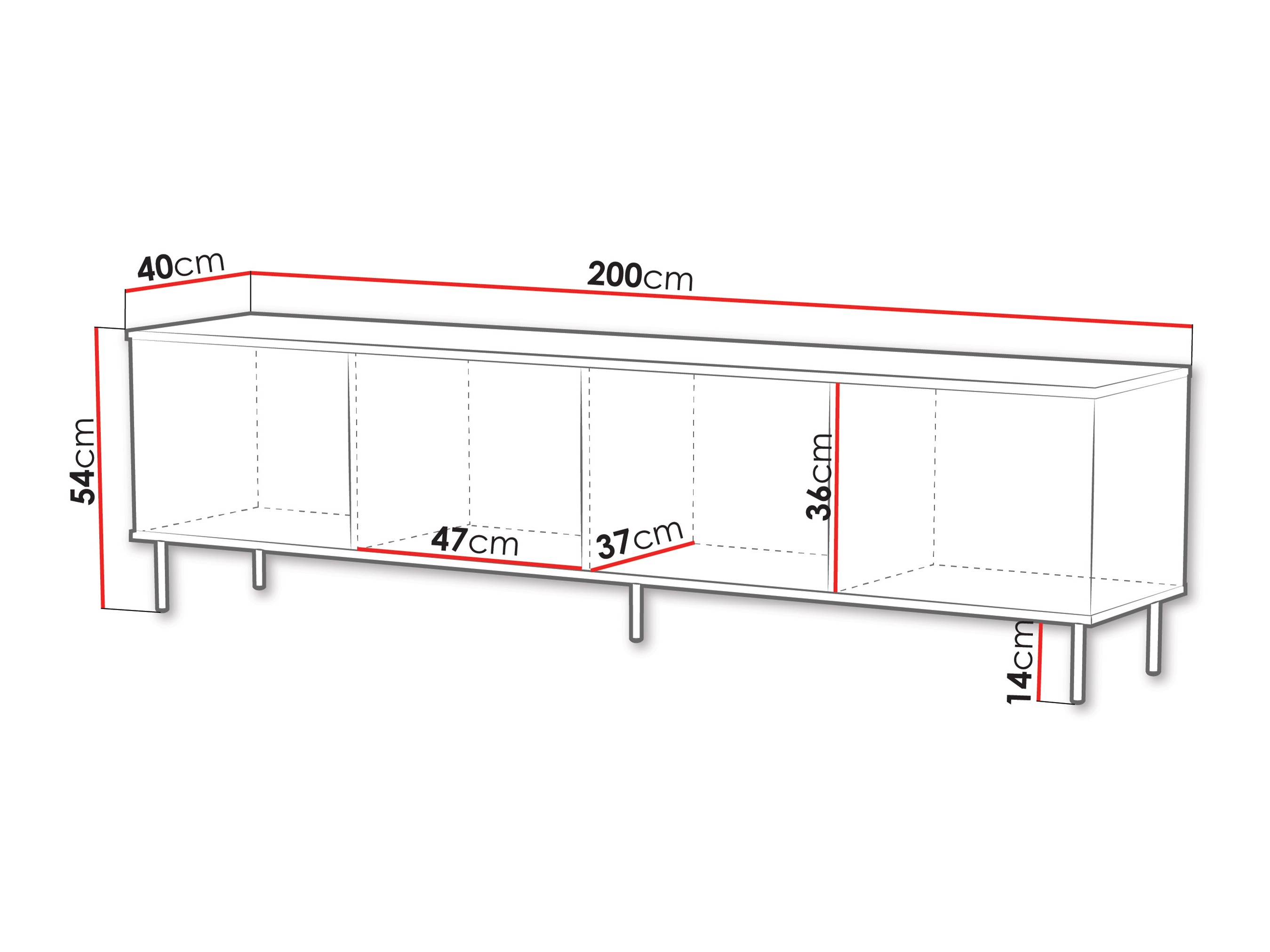TV stand Mirfloi 103