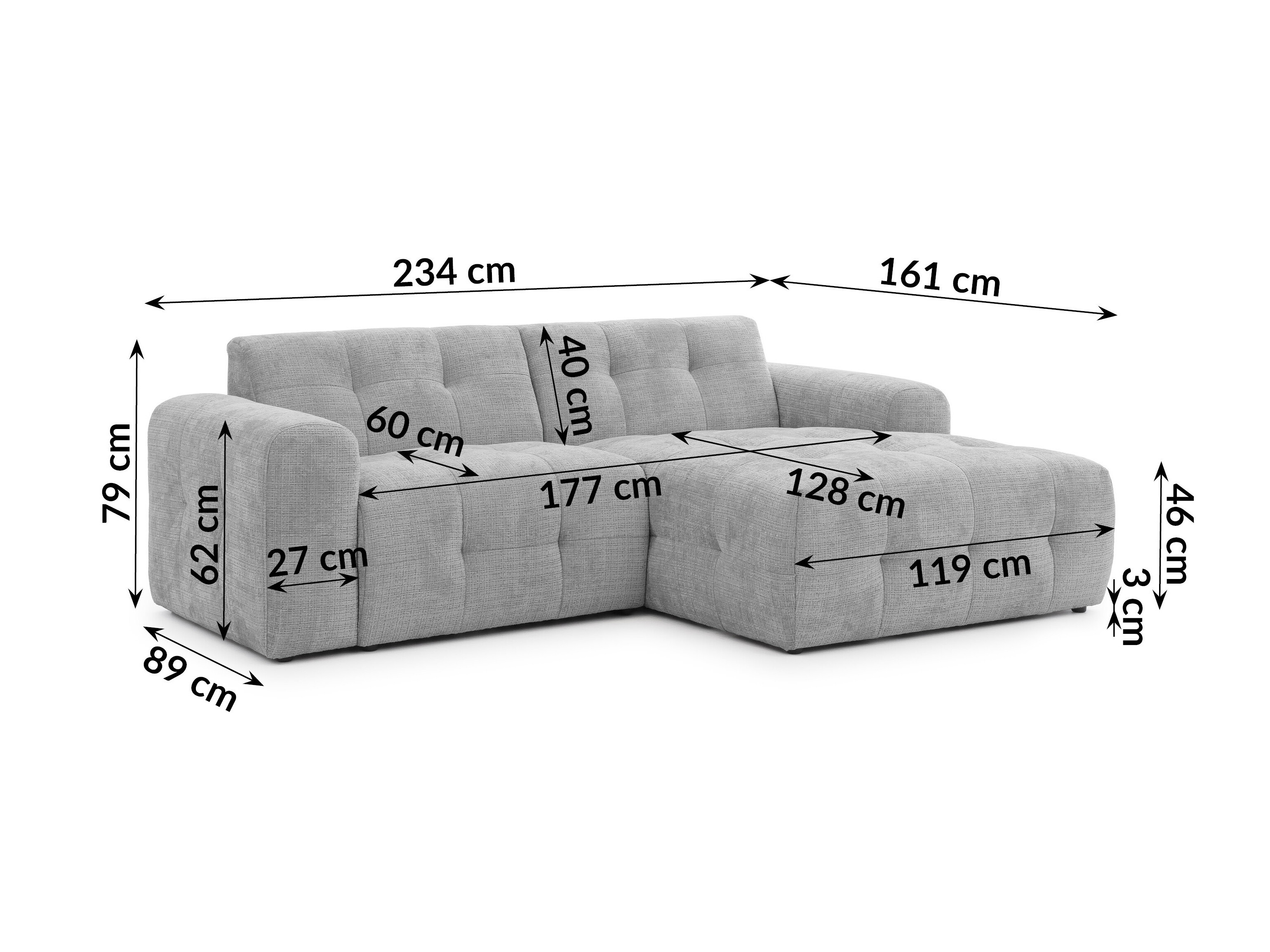 Upholstered furniture set Rocklin 183 (Cremona 81)