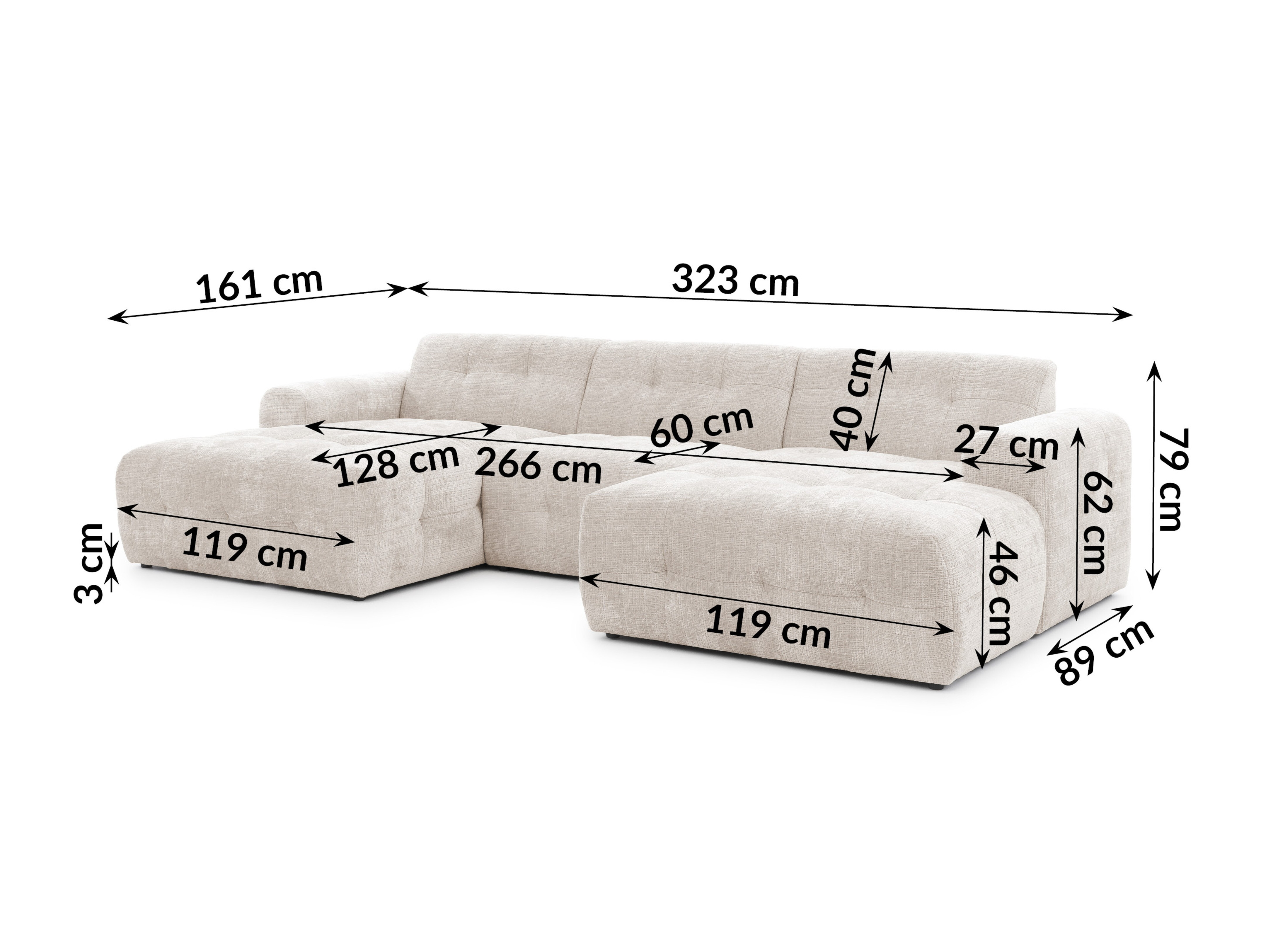 Upholstered furniture set Rocklin 185 (Cremona 02)