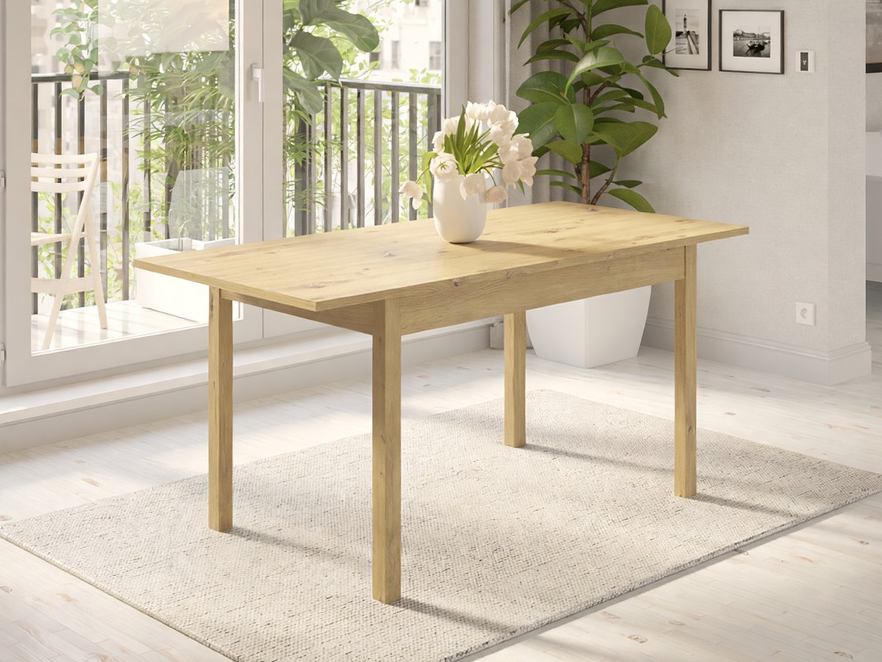 Table Bristol 220 (Artisan oak)