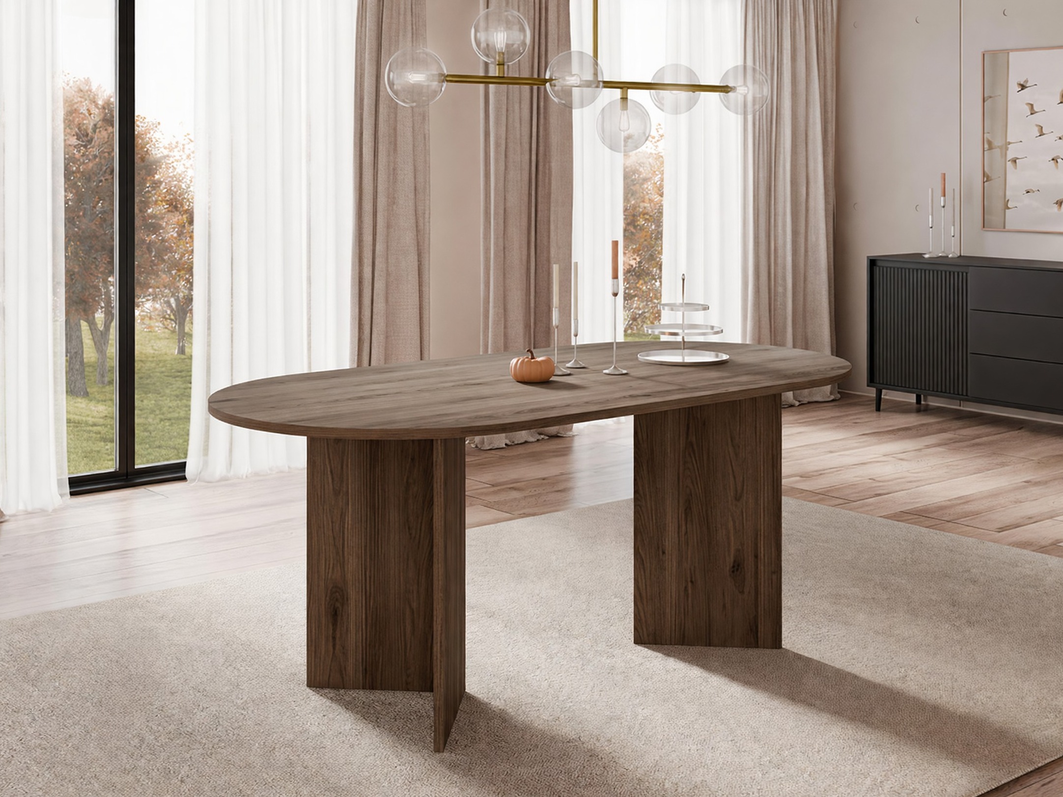 Table Comfivo Fungus (Walnut)