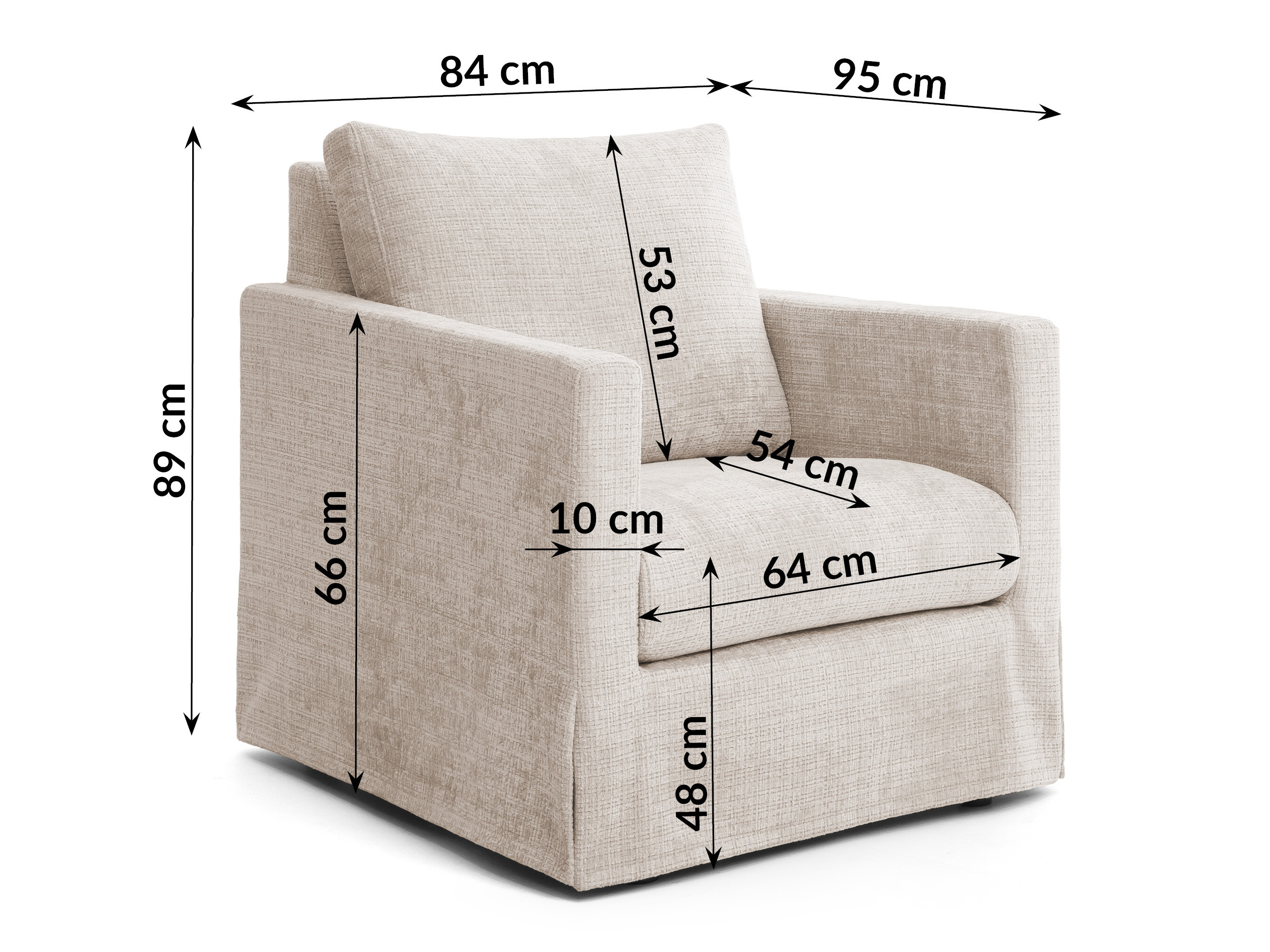 Armchair Rocklin 187 (Cremona 02)