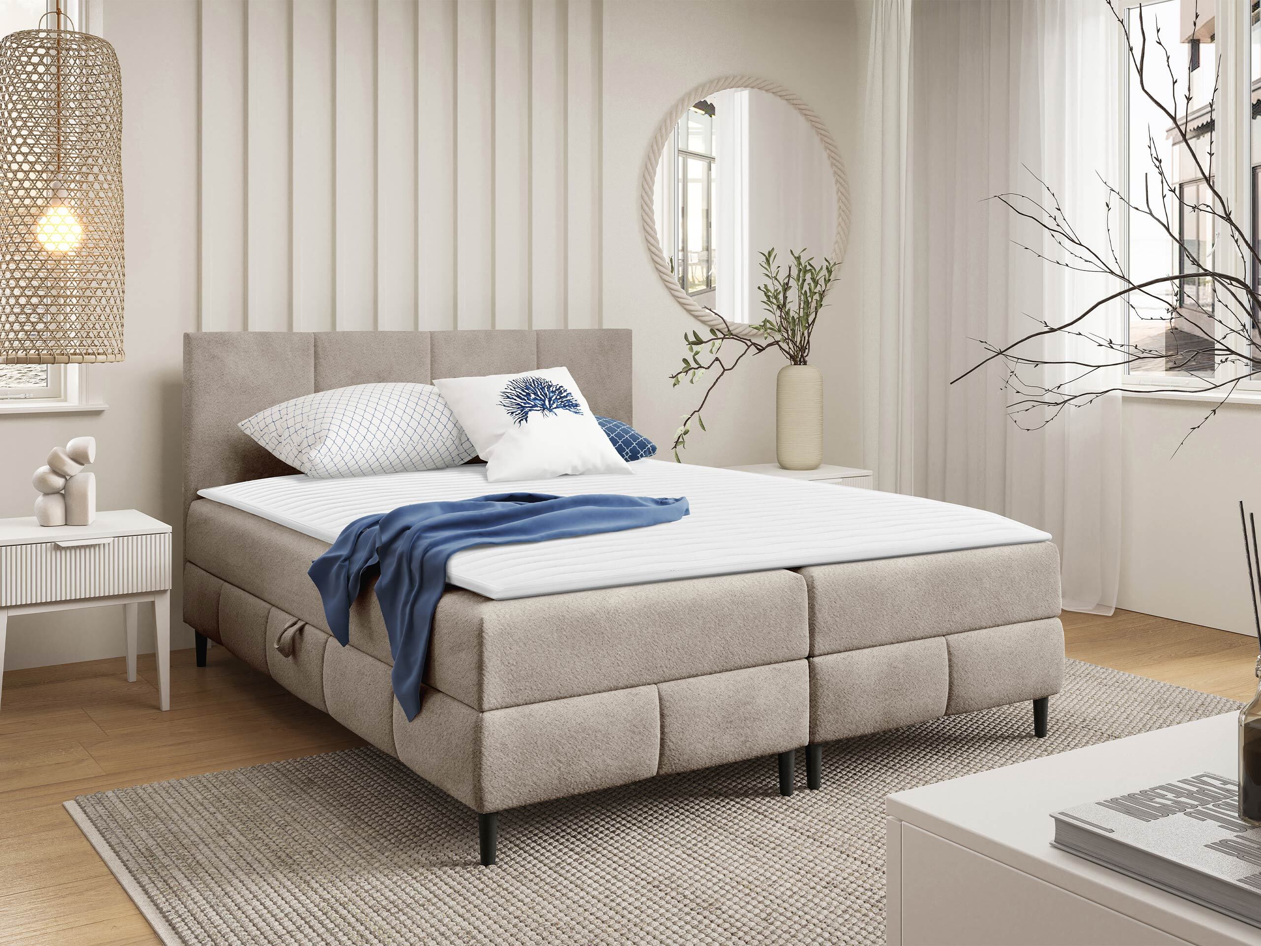 Continental bed Rivus I (Coral 50)