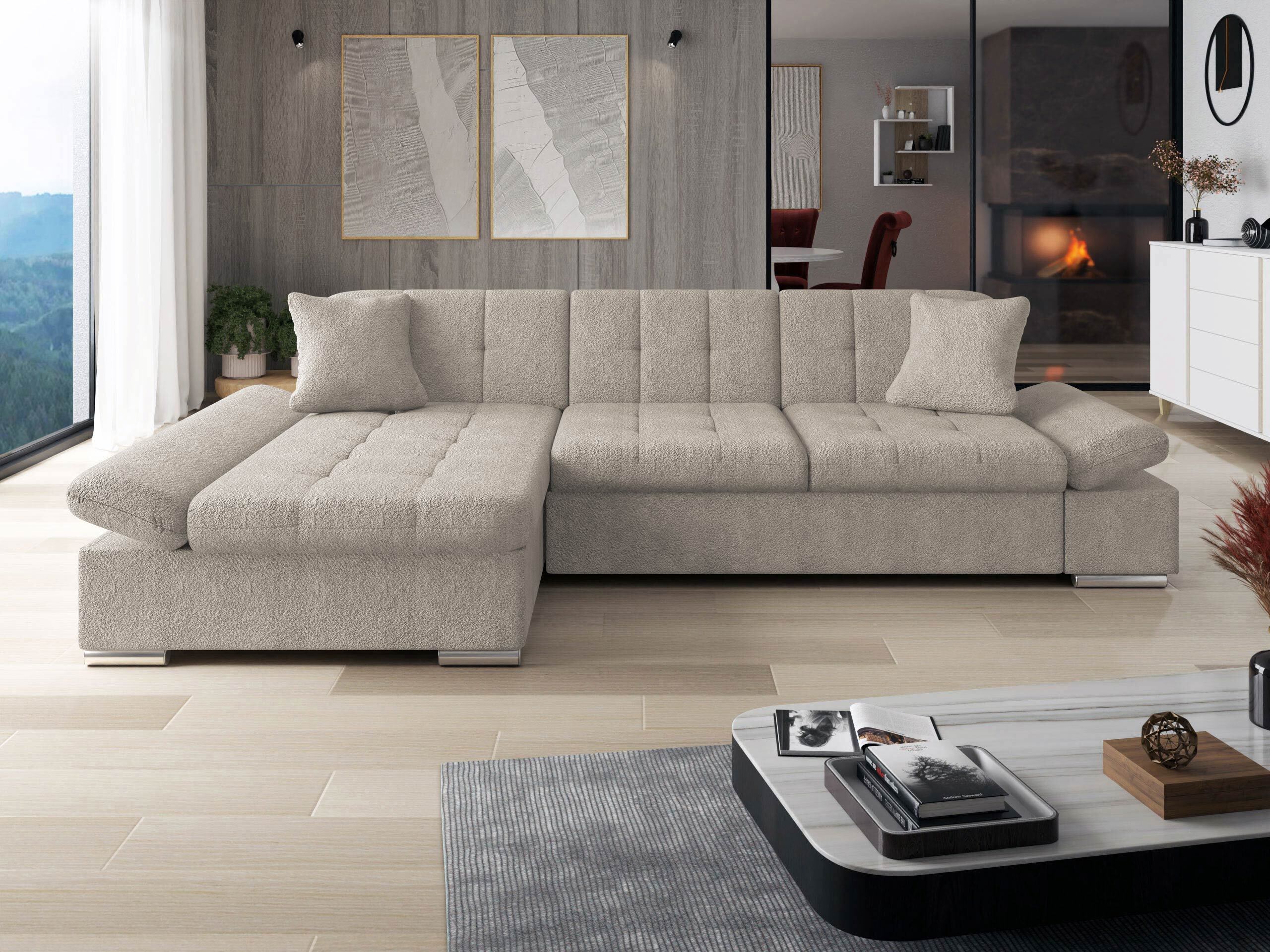 Corner sofa Comfivo Sanitas I (Coral 50)