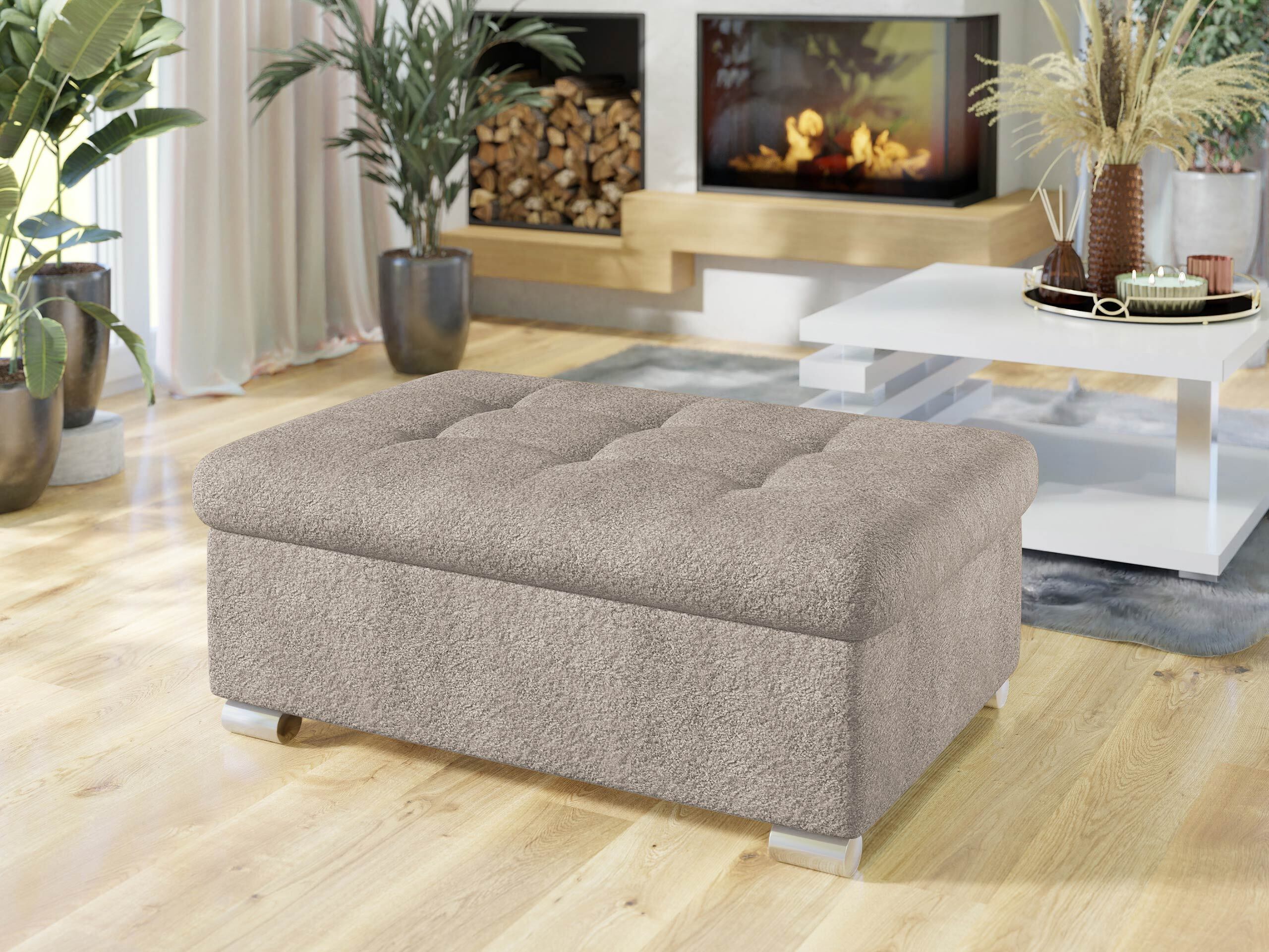 Upholstered bench Comfivo Gemma I (Coral 50)