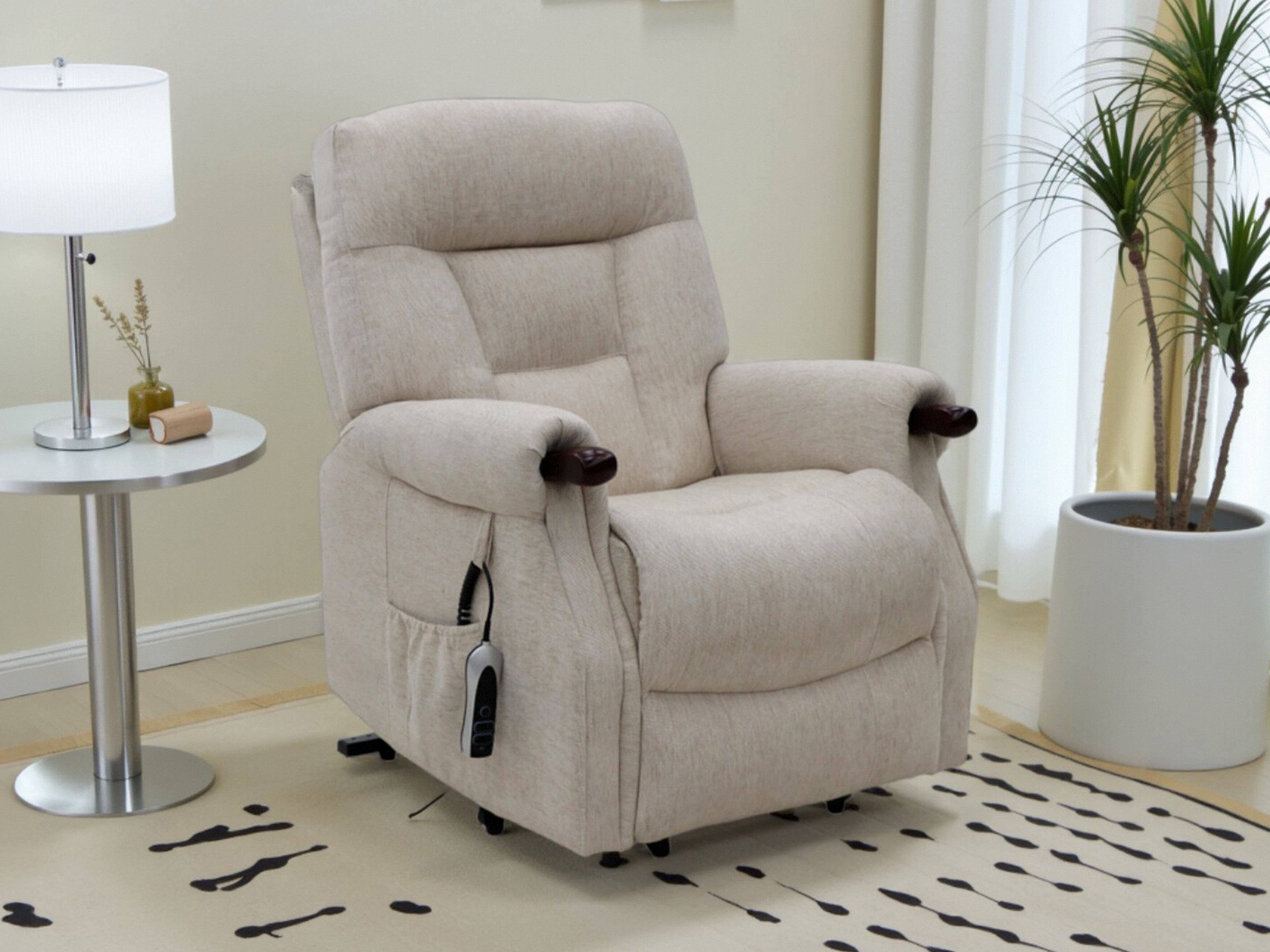 Armchair recliner Anaheim 139 (Light beige)