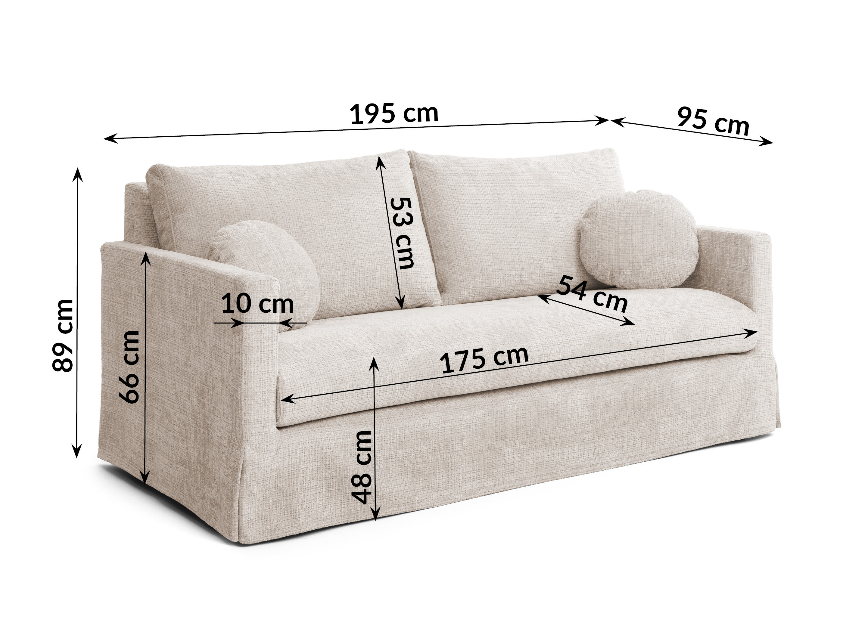 Sofa Rocklin 191 (Cremona 02)