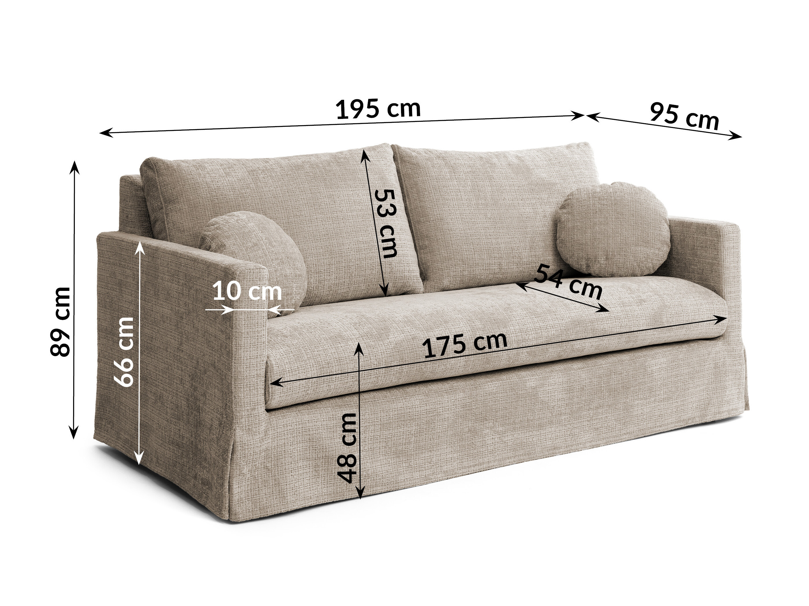 Sofa Rocklin 191 (Cremona 14)