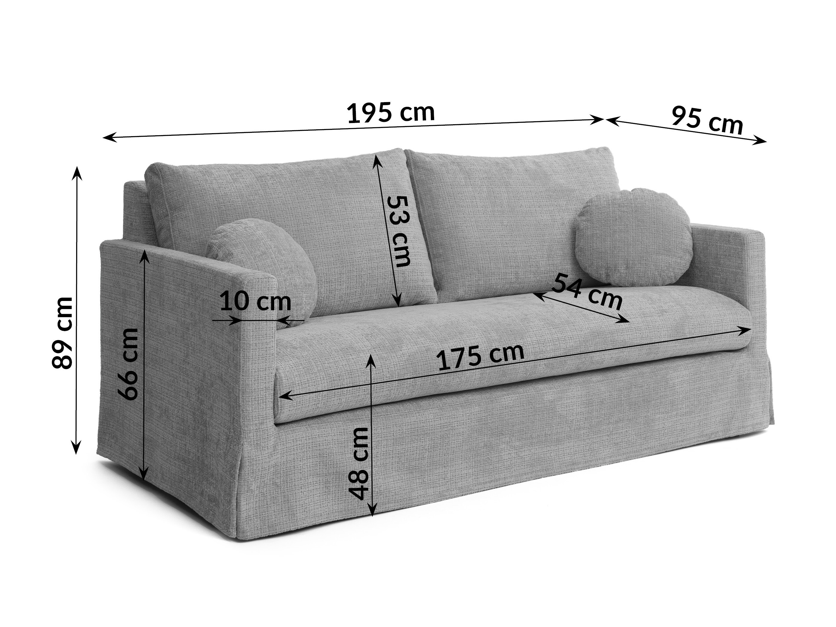 Sofa Rocklin 191 (Cremona 81)