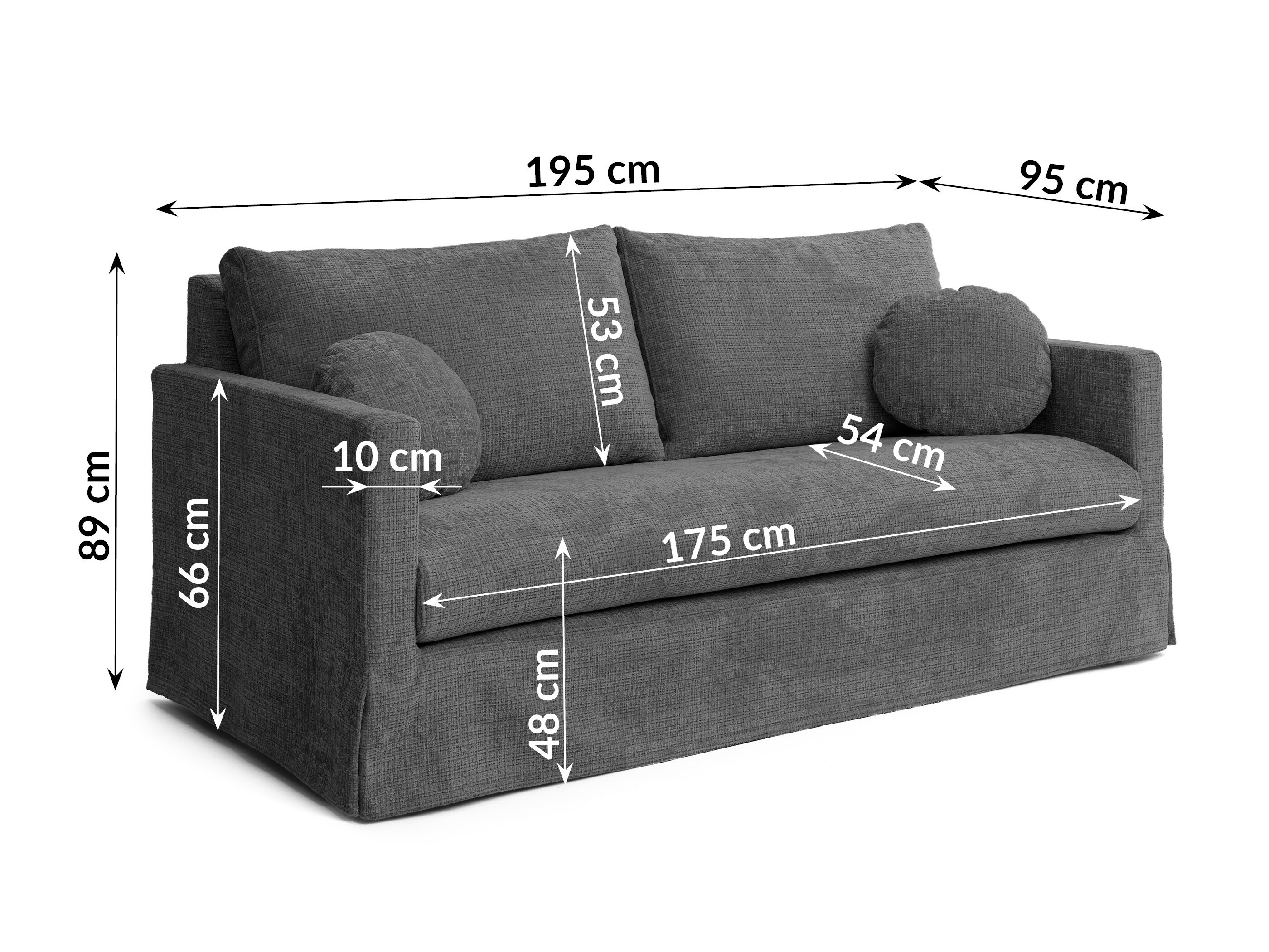 Sofa Rocklin 191 (Cremona 95)
