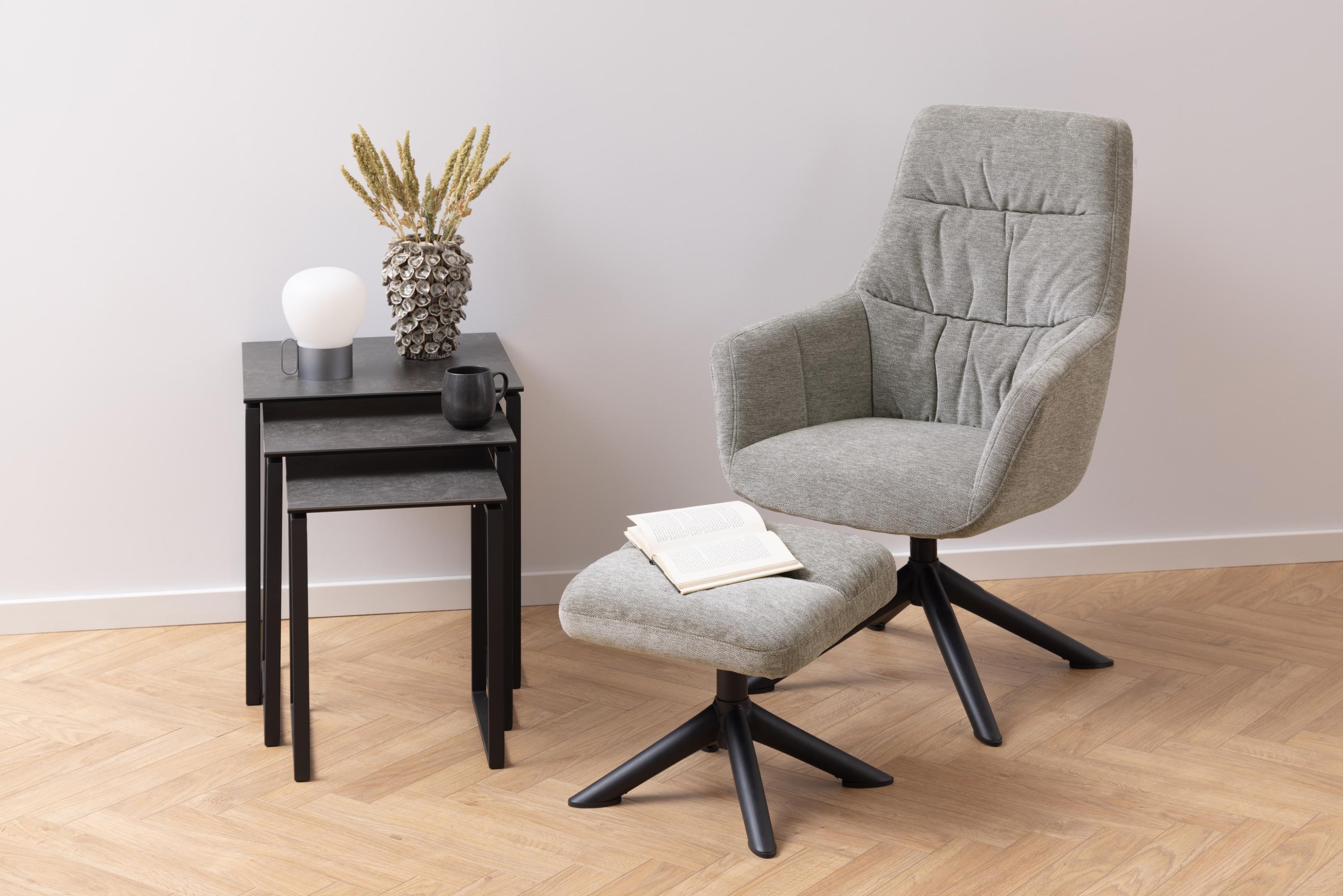 Side table set Norsica 406 (Black)